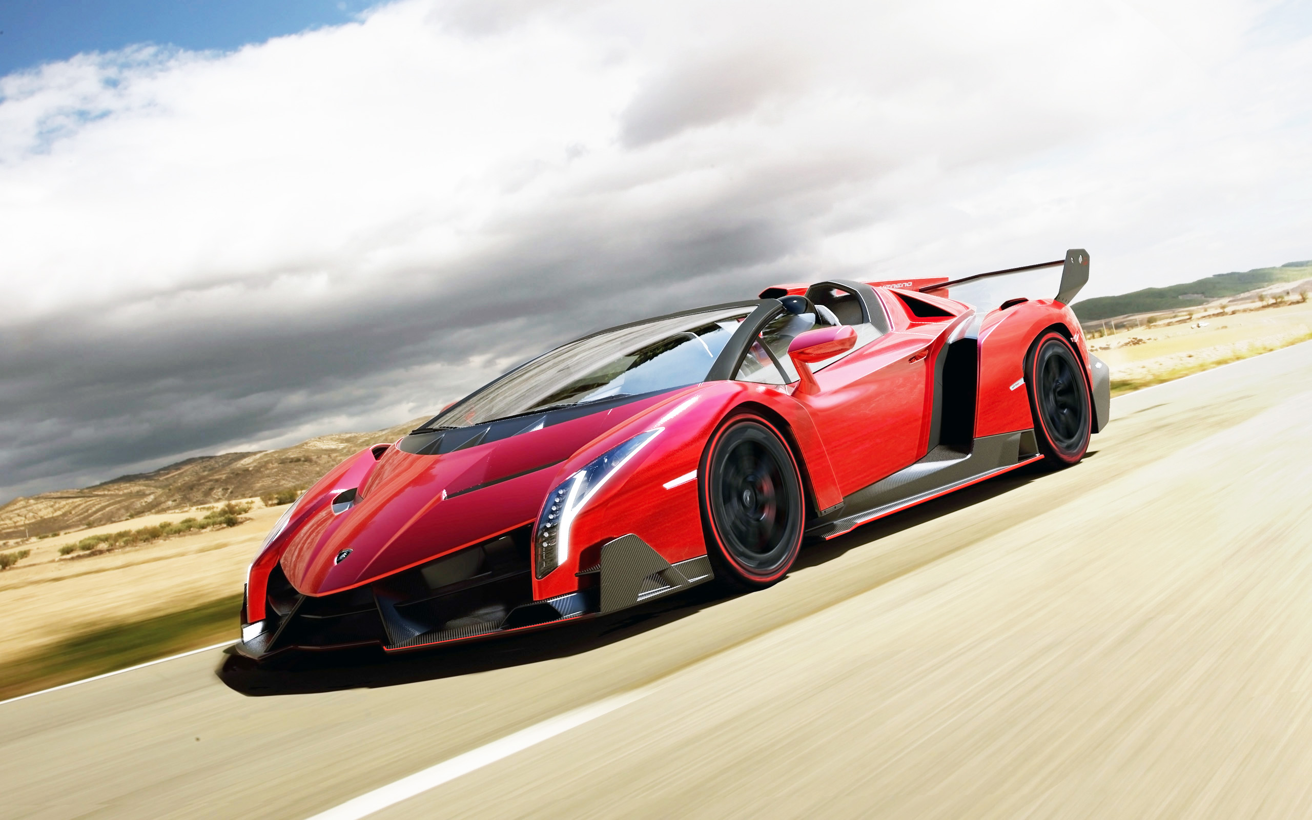 Lamborghini Veneno Lamborghini Car Vehicle Supercar Red Car 2560x1600