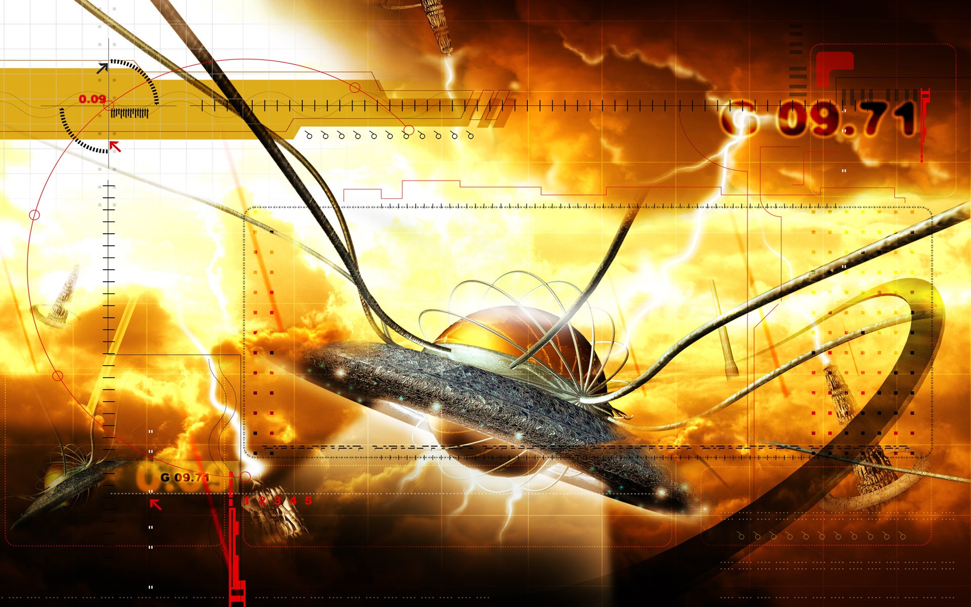 Sci Fi Spaceship 1920x1200