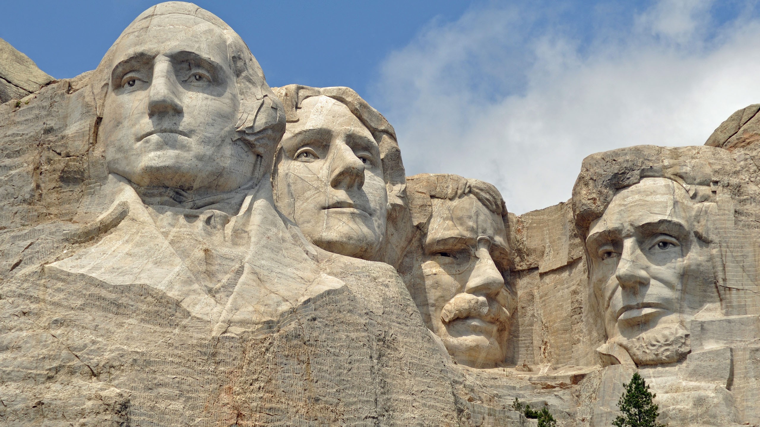 Landscape Mount Rushmore Thomas Jefferson George Washington Theodore Roosevelt Abraham Lincoln Presi 2560x1440