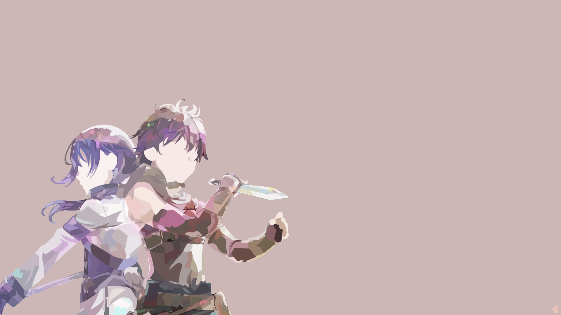 Hai To Gensou No Grimgar Hai To Gensou No Grimgar Anime Simple Background 1920x1080