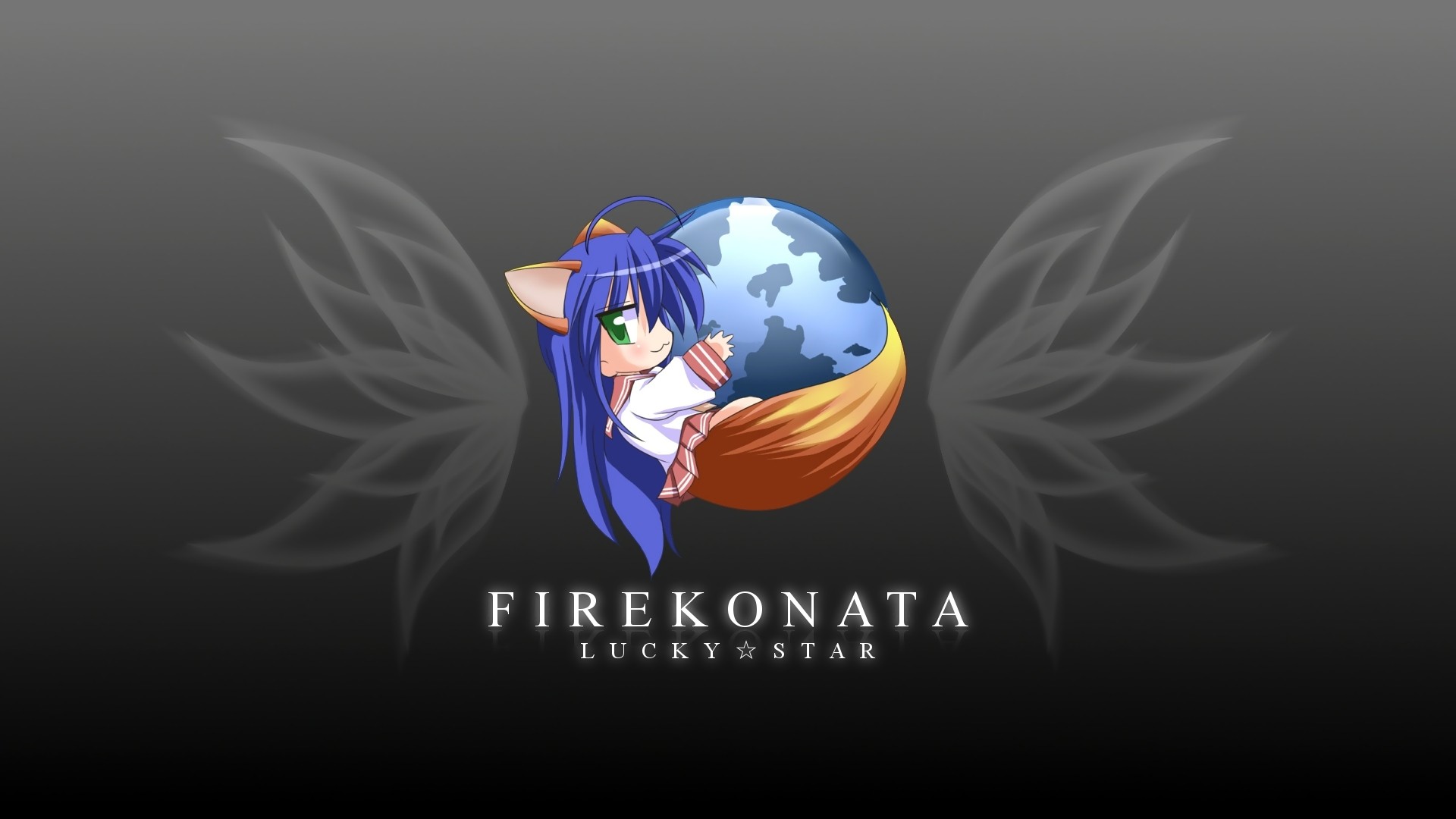 Lucky Star Izumi Konata Mozilla Firefox 1920x1080