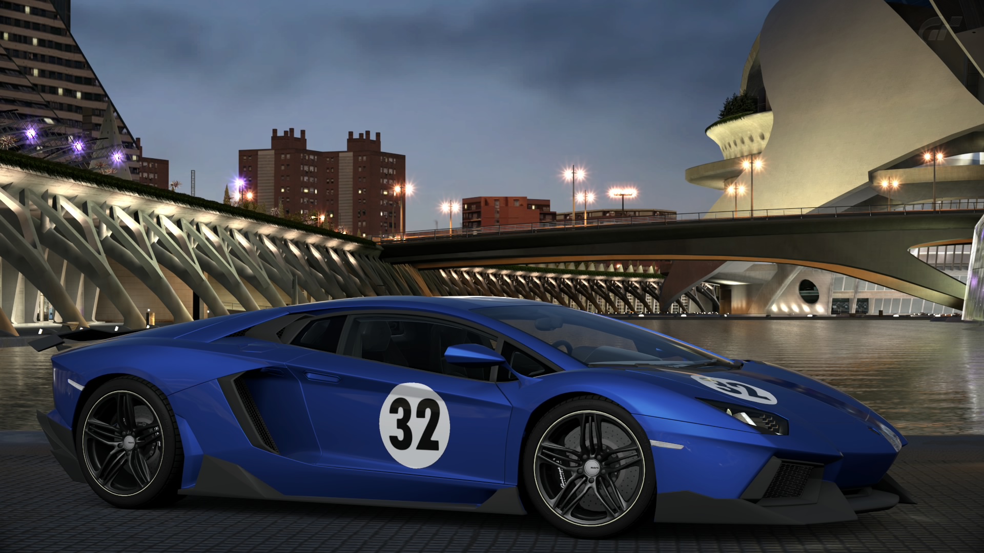 Gran Turismo 6 Lamborghini Aventador Madrid Supercars Video Games 1920x1080
