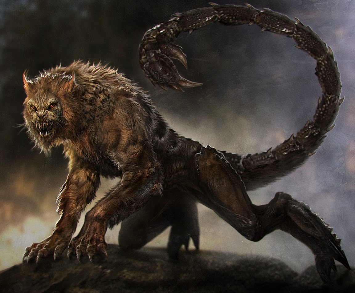 Fantasy Art Science Fiction Digital Art Artwork Ancient Creature Chimera Angry Roar Nails 1152x952