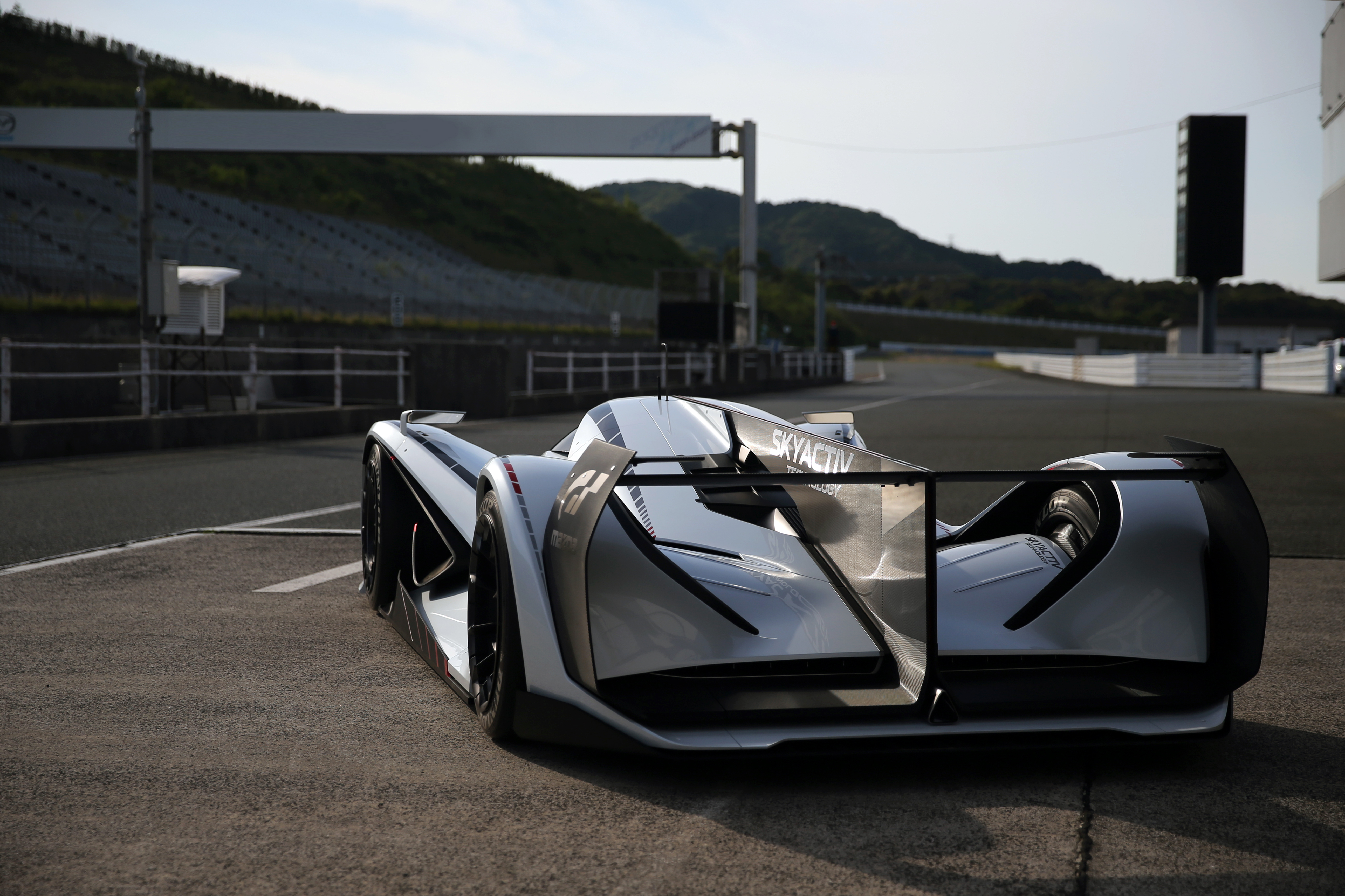Mazda LM55 Vision Gran Turismo Rear View Race Tracks Vehicle Car Race Cars Concept Car Concept Cars  5184x3456