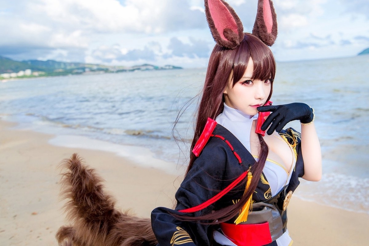 Cosplay Asian Cosplayer Kantai Collection Azur Lane Sherryken777 Women Akagi Azur Lane 1286x856