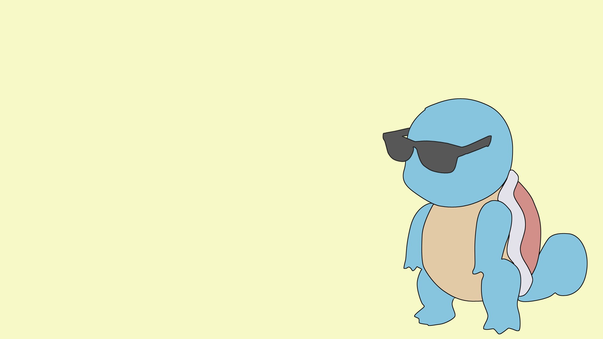 Pokemon Sunglasses Blue Yellow Squirtle 1920x1080