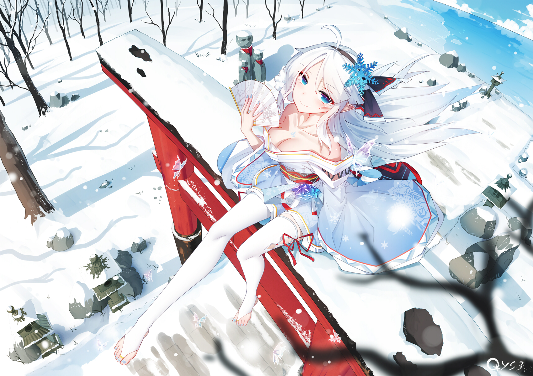 Anime Girls Snow QYS3 1700x1201
