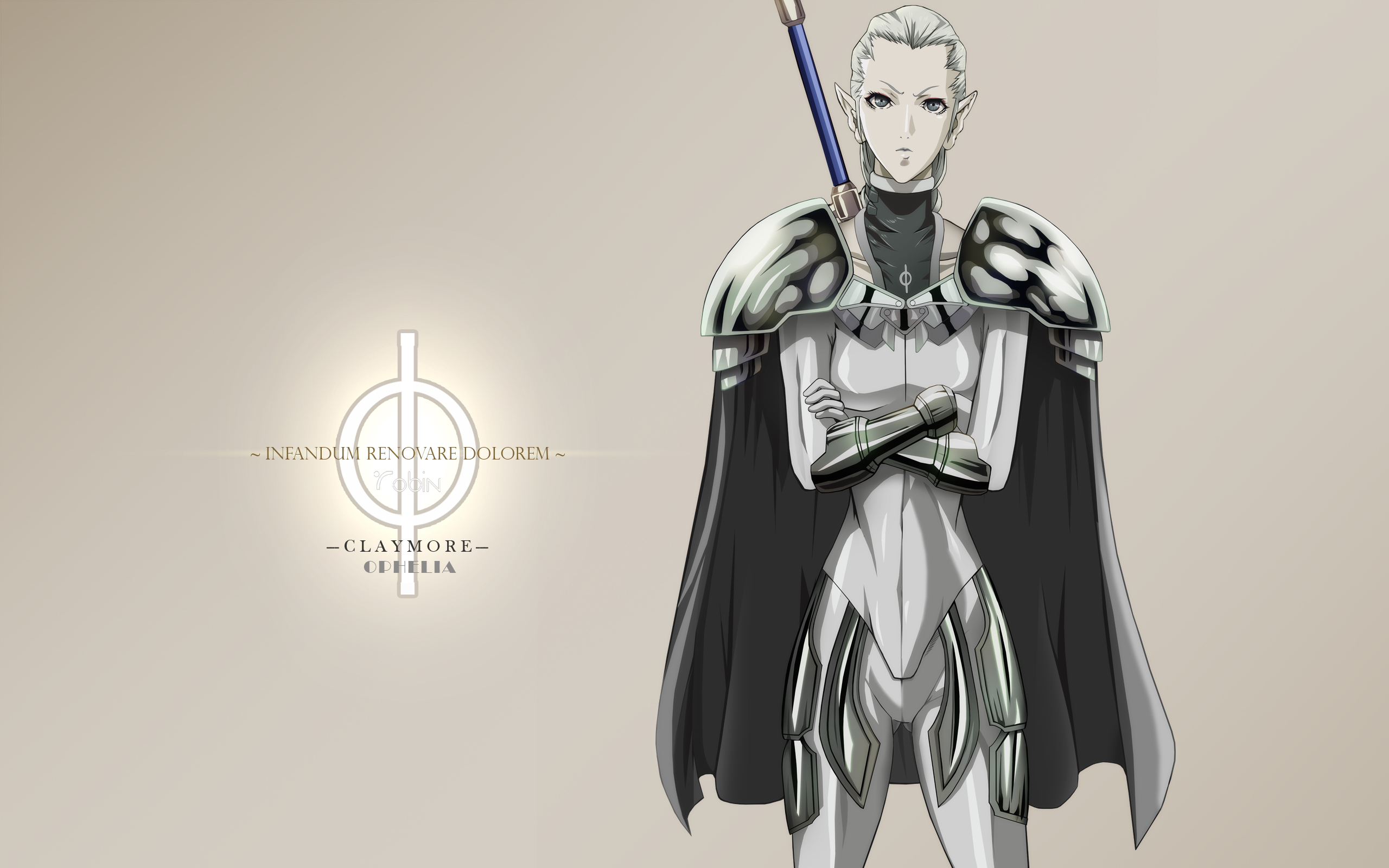 Claymore Anime Anime Girls Anime Simple Background 2560x1600