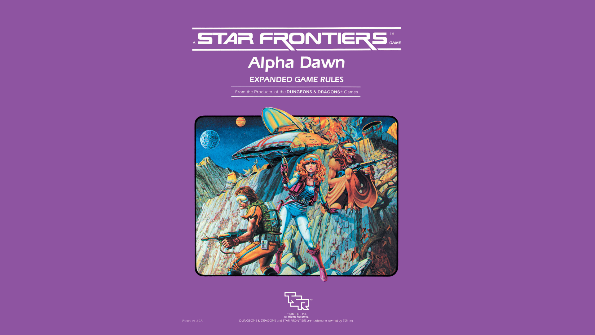 Book Cover Roleplaying Star Frontiers TSR Table Top RPG 1920x1080
