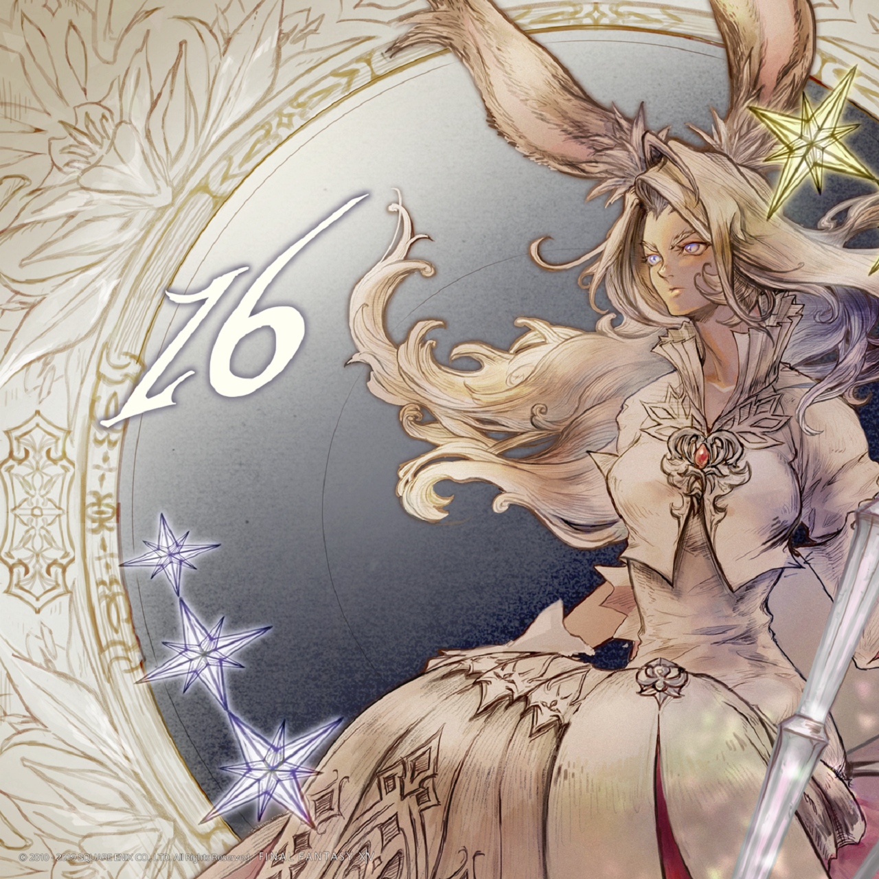 Final Fantasy XiV A Realm Reborn Final Fantasy XiV A Realm Reborn Video Game Art Stars Staff Viera W 1280x1280