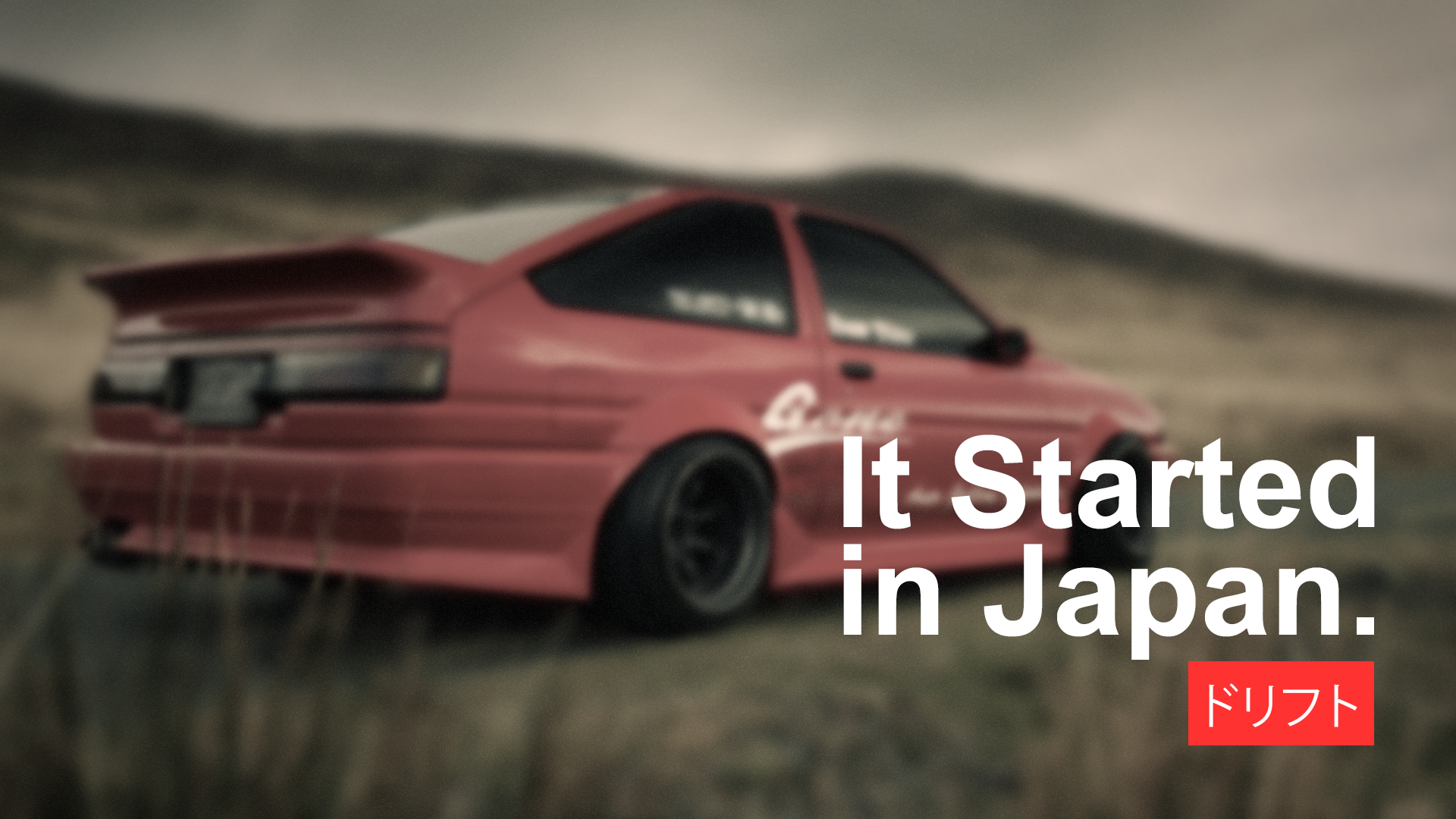 Car Japan Drift Drifting Racing Vehicle Japanese Cars Import Tuning Modified Toyota AE86 Toyota AE86 1920x1080