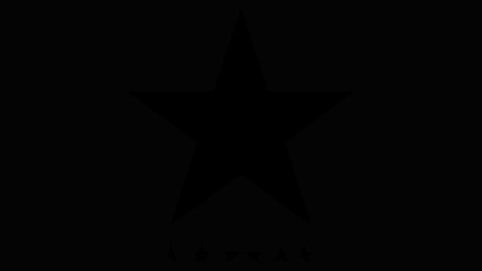 Music David Bowie BlackStar 1920x1080