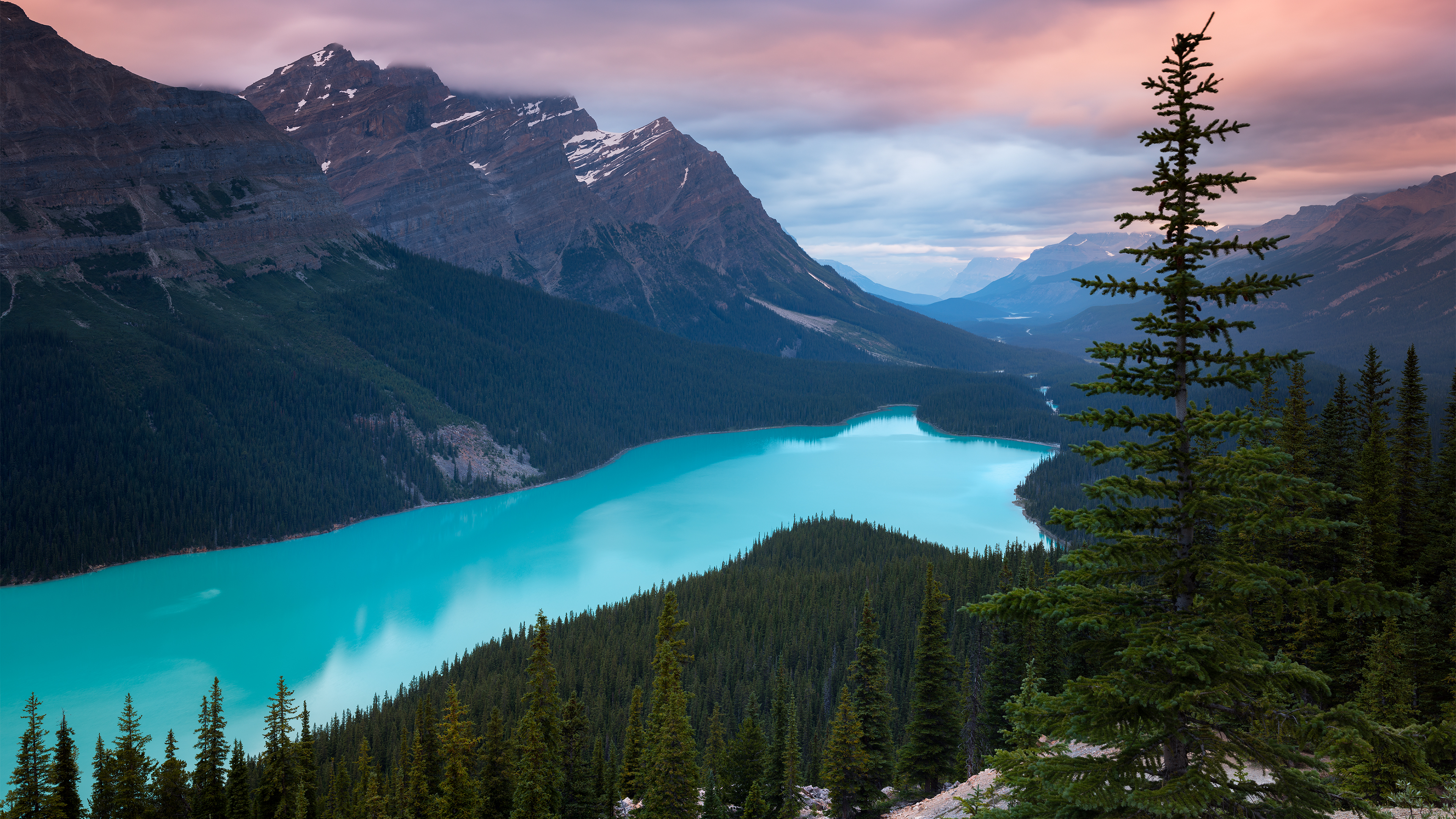 Landscape Ultra HD Mountains Forest 3840x2160