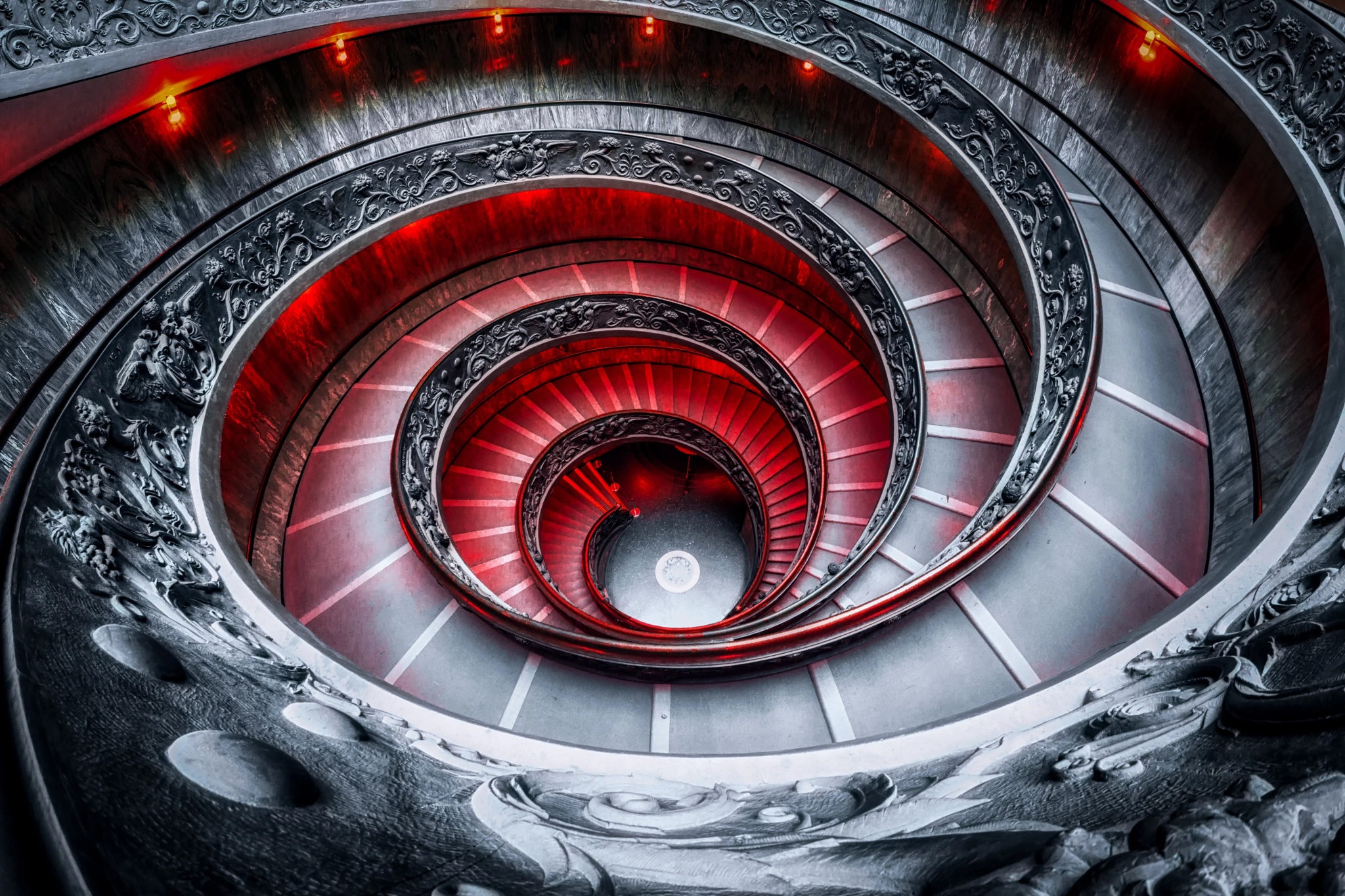 Vatican City Architecture Stairs Building 2048x1365