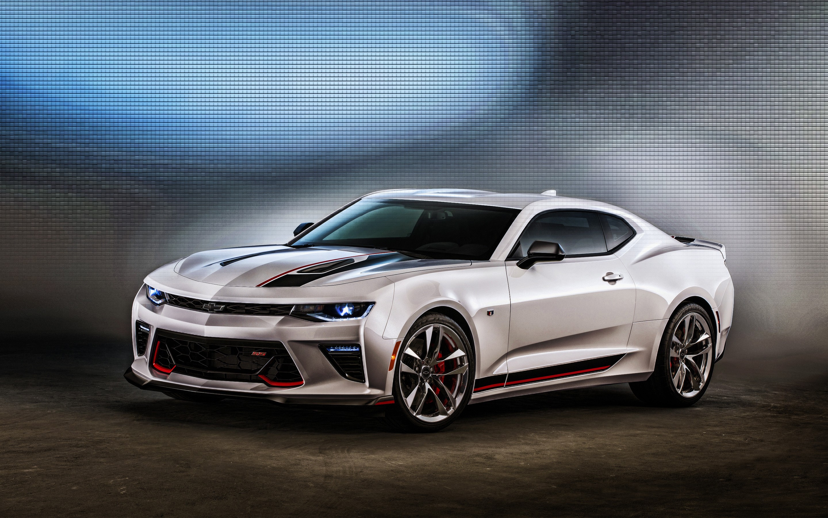 Car Chevrolet Camaro SS Chevrolet White Cars Vehicle 2880x1800