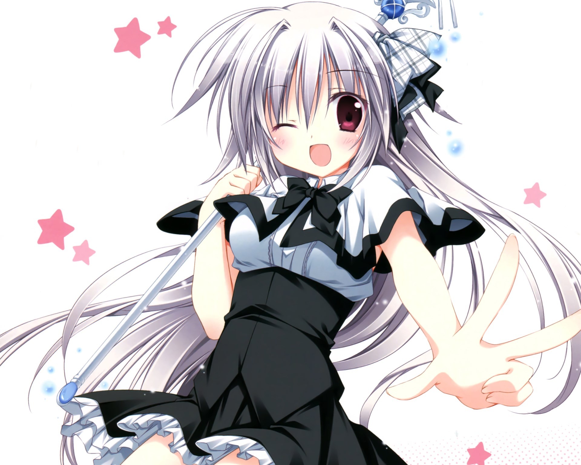 Manga Juuou Mujin No Fafnir Anime Girls Anime Long Hair Open Mouth 1920x1536