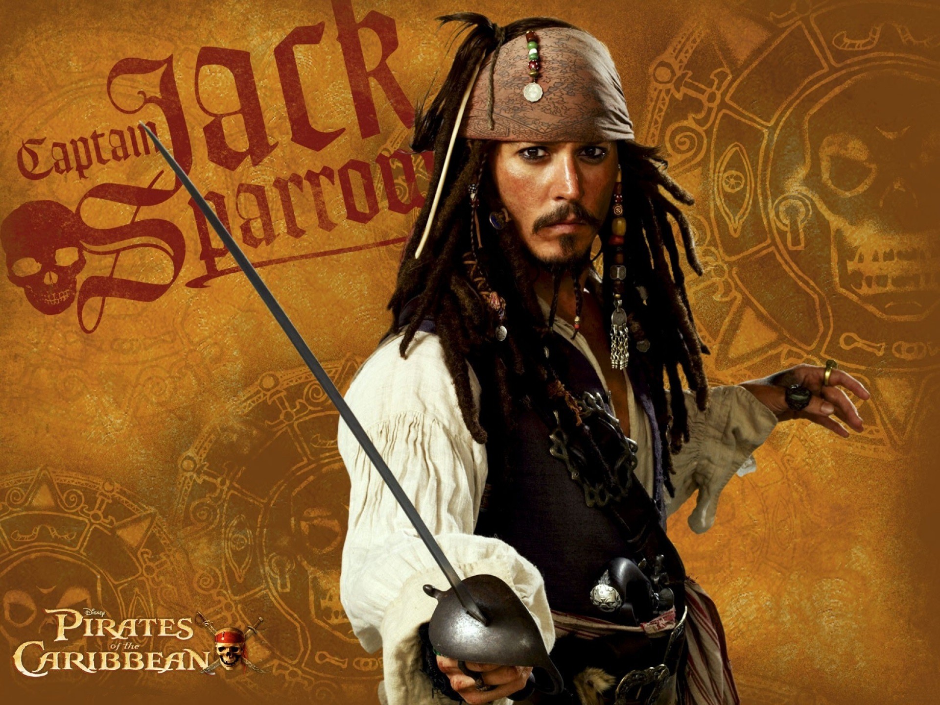 Jack Sparrow Pirate Pirates Of The Caribbean Johnny Depp 1920x1440