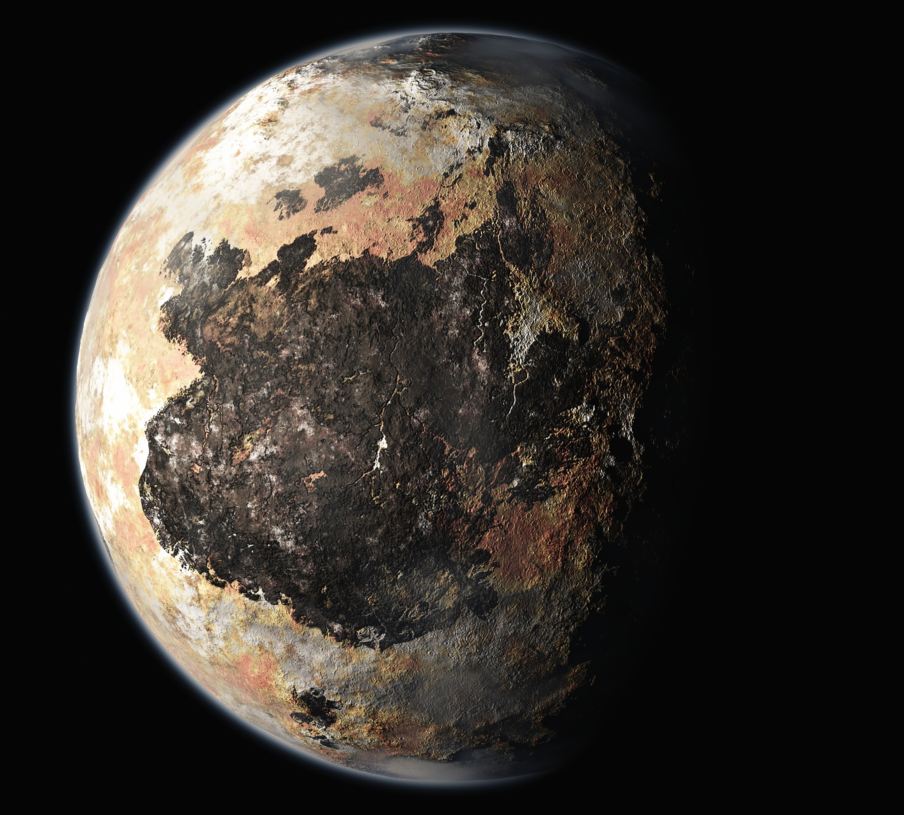 Pluto Planet Space 2994x2700