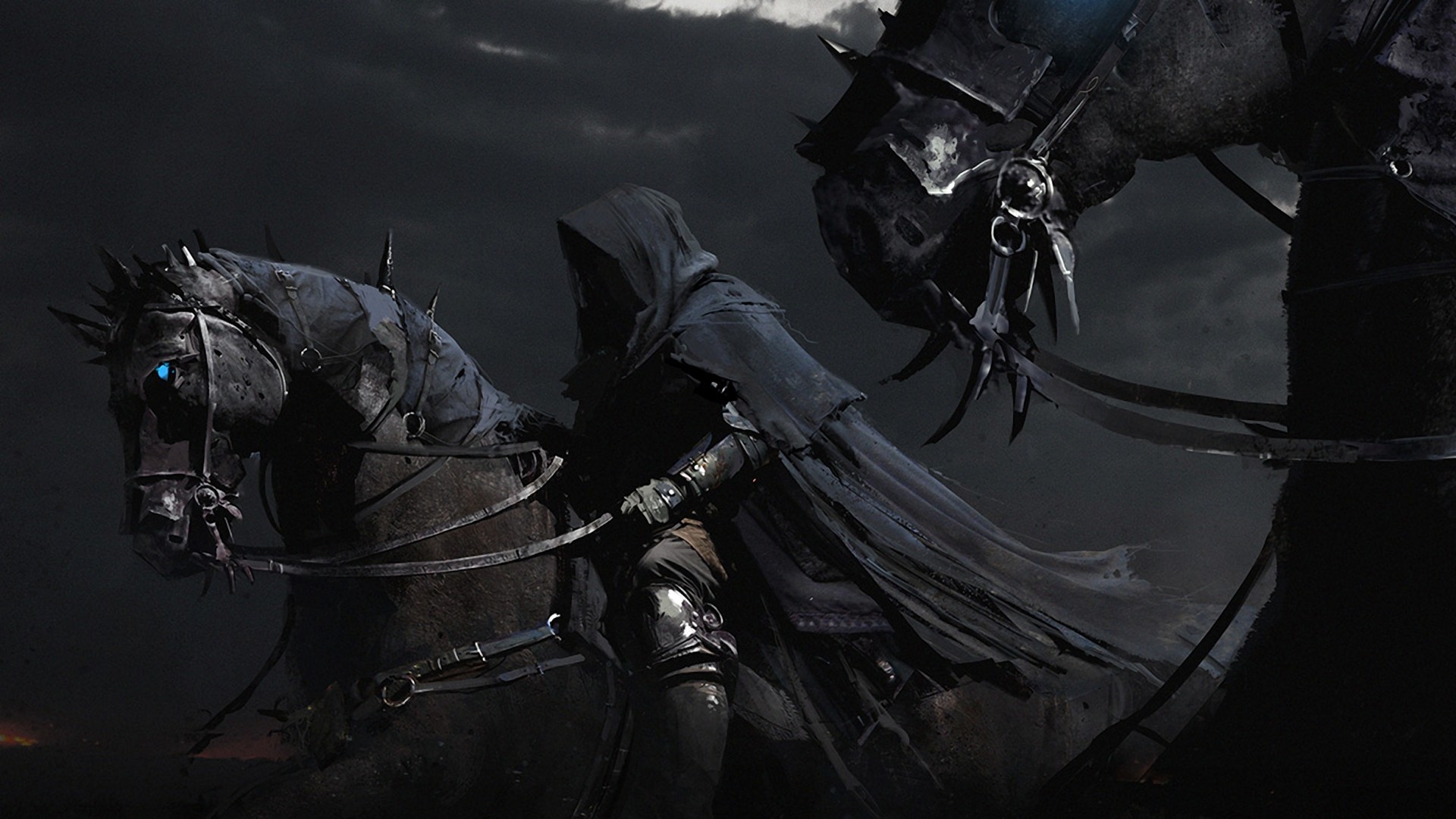 The Lord Of The Rings Nazgul Horse Movies Fantasy Art 1920x1080