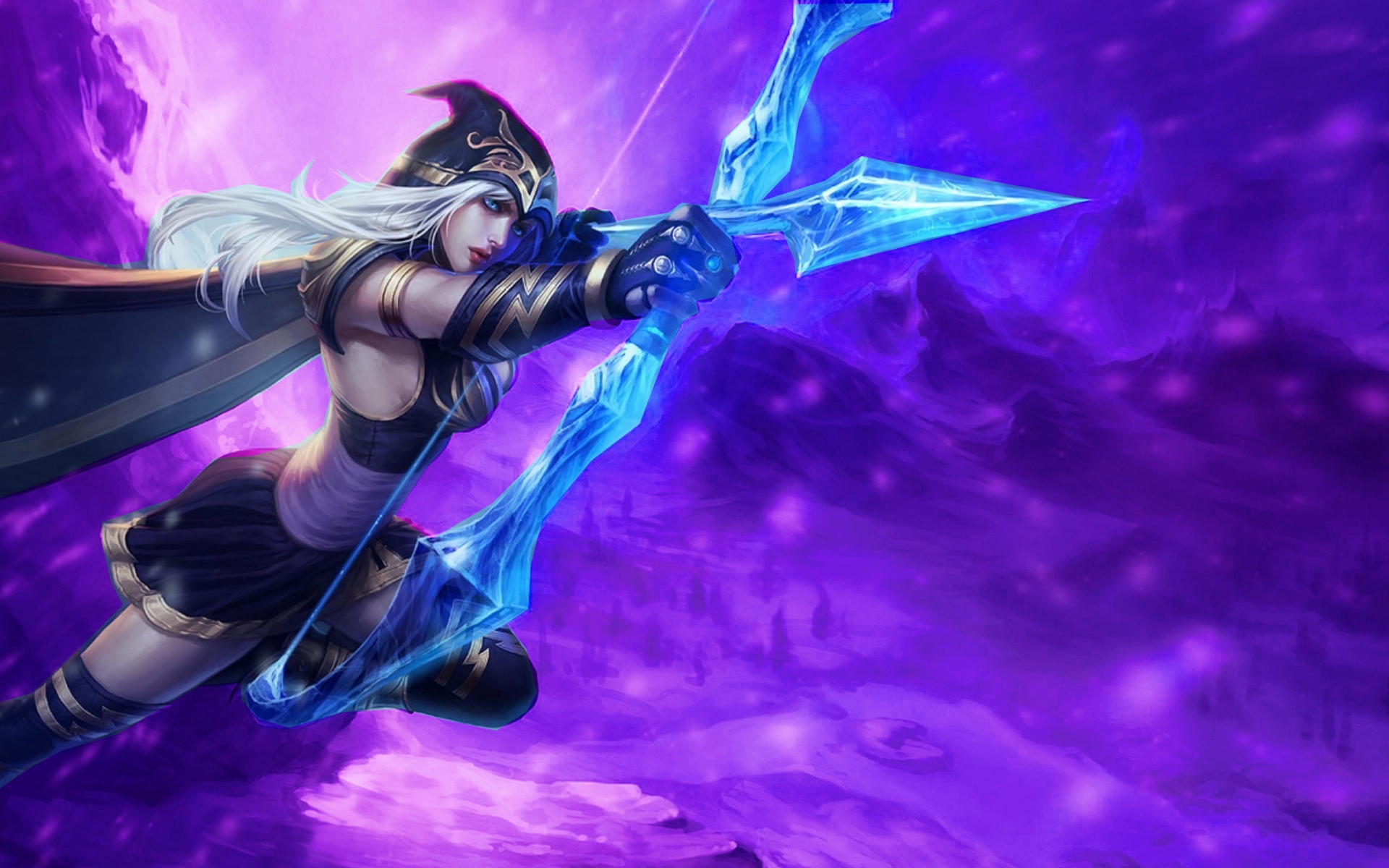 Summoners Rift Ashe Video Games League Of Legends Fictional Characters Video Game Characters Cyan Pu 1920x1200