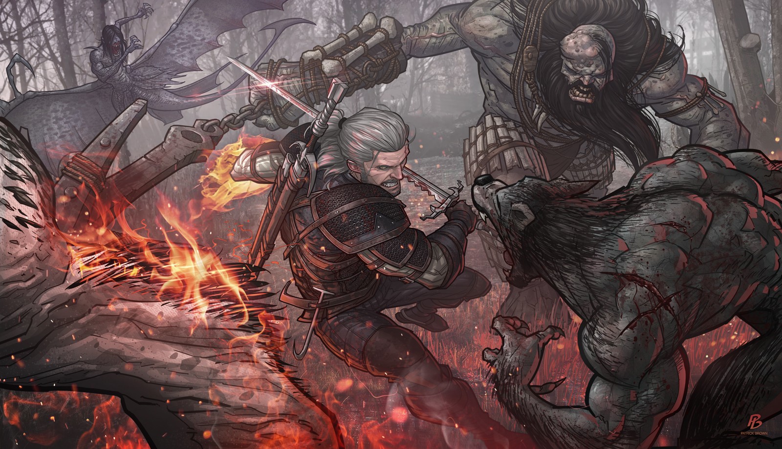 The Witcher 2 Assassins Of Kings Werewolves The Witcher 1600x919
