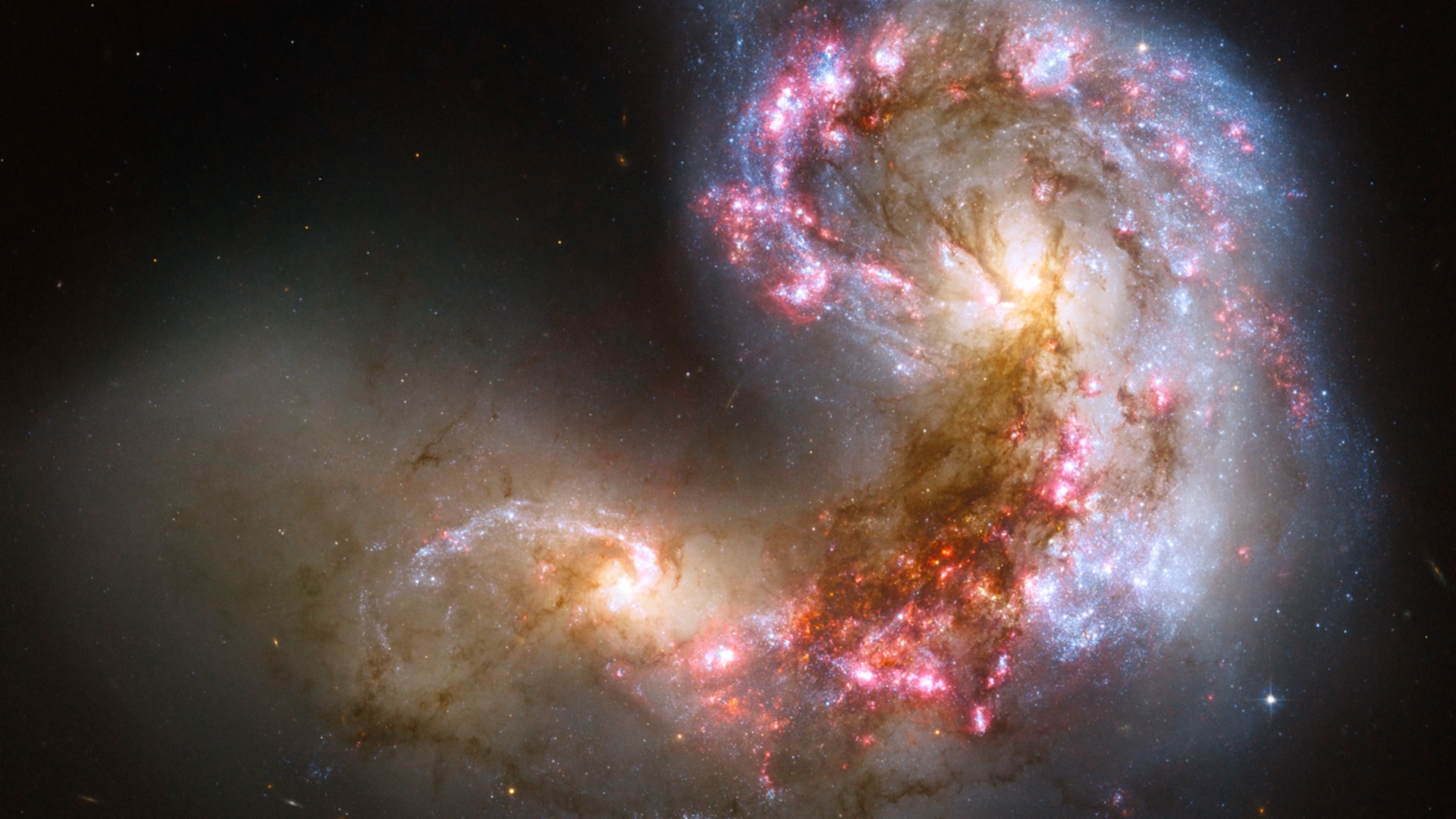 Galaxy Space Stars Hubble Deep Field 1920x1080