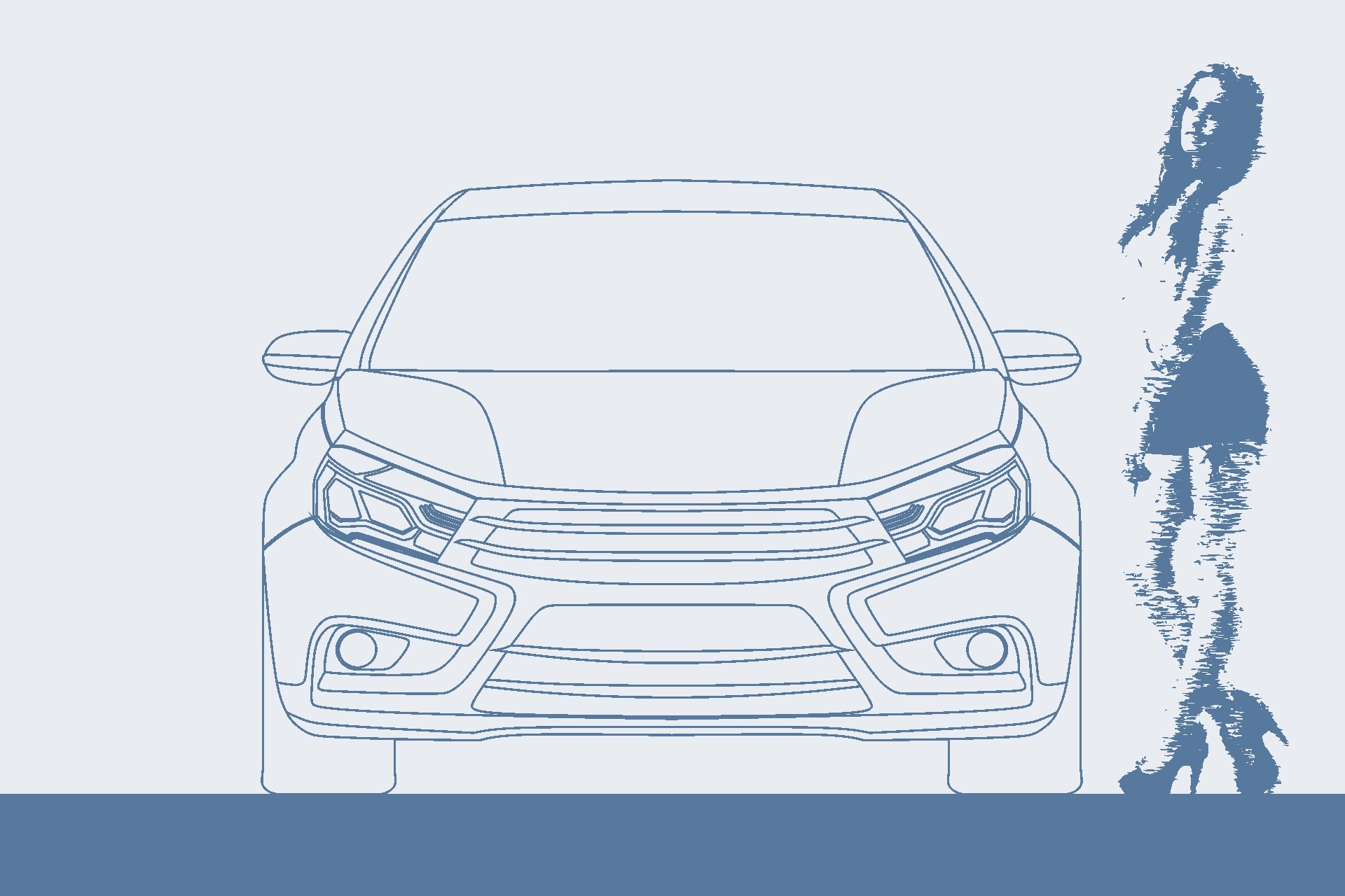 LADA Vesta Vector Minimalism Women Sketches Car Simple Background White Background Lada Vesta 1920x1280