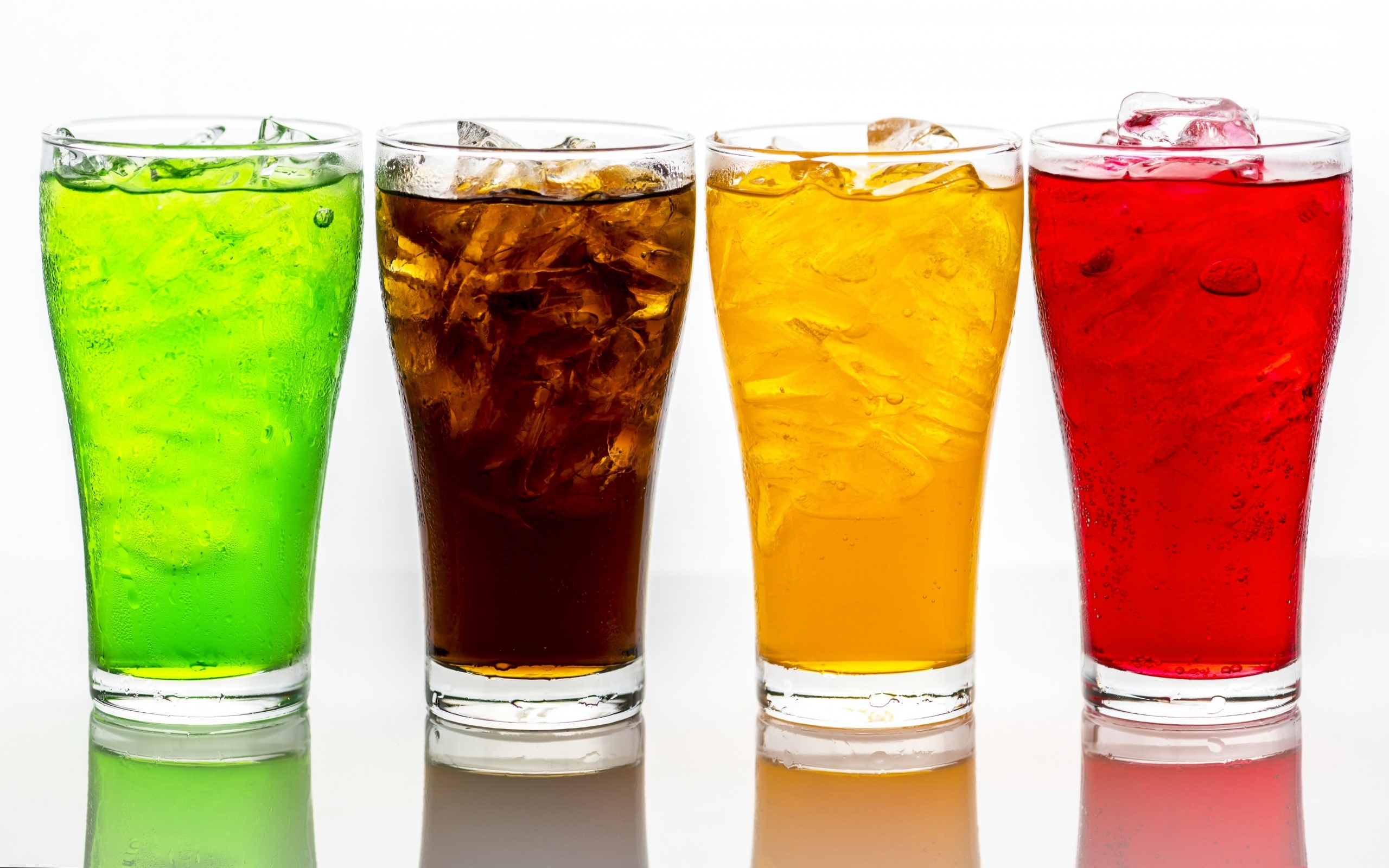 Colorful Lemonade Drink Drinking Glass 2560x1600