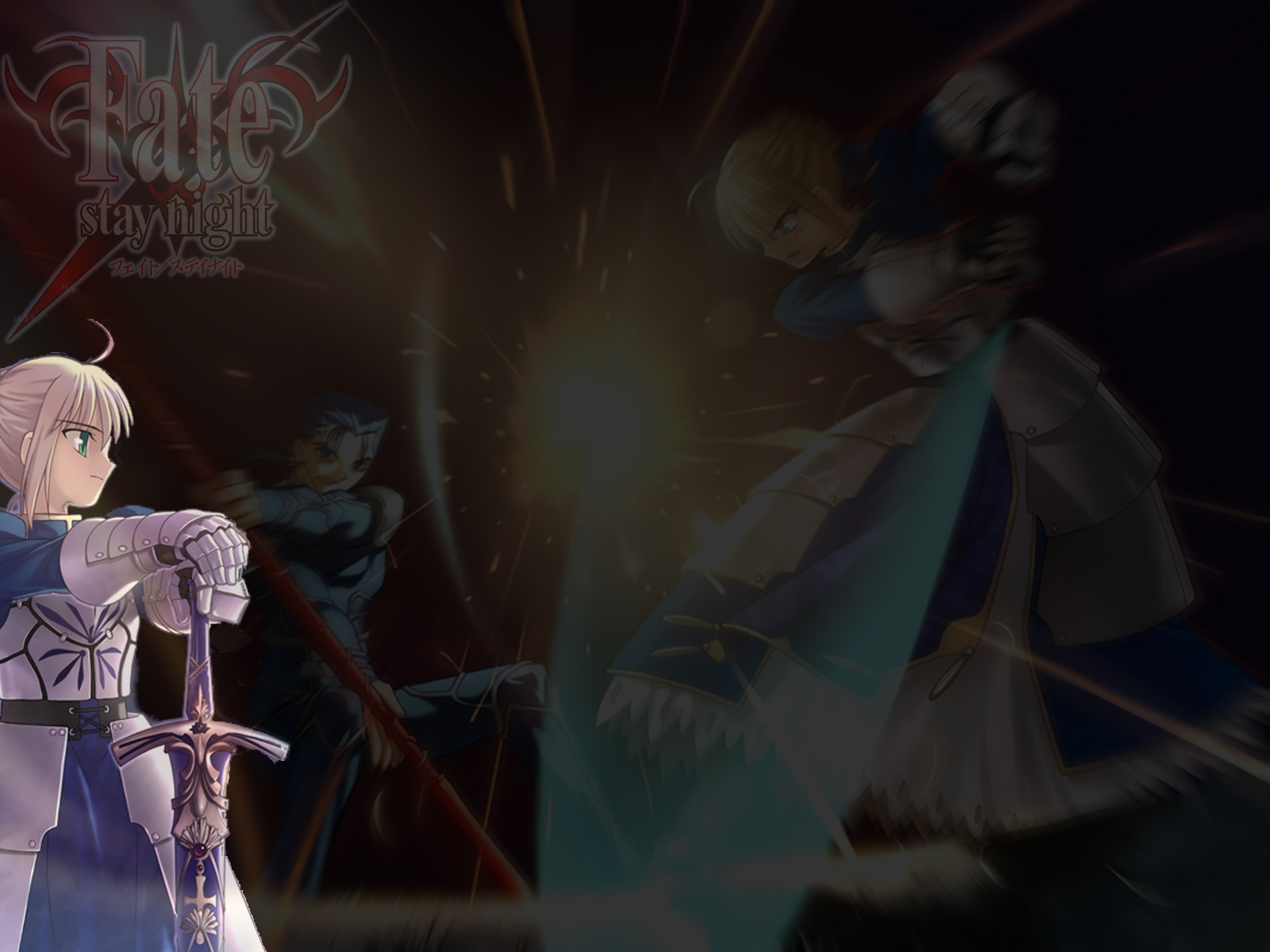 Saber Fate Series Lancer Fate Stay Night 1600x1200