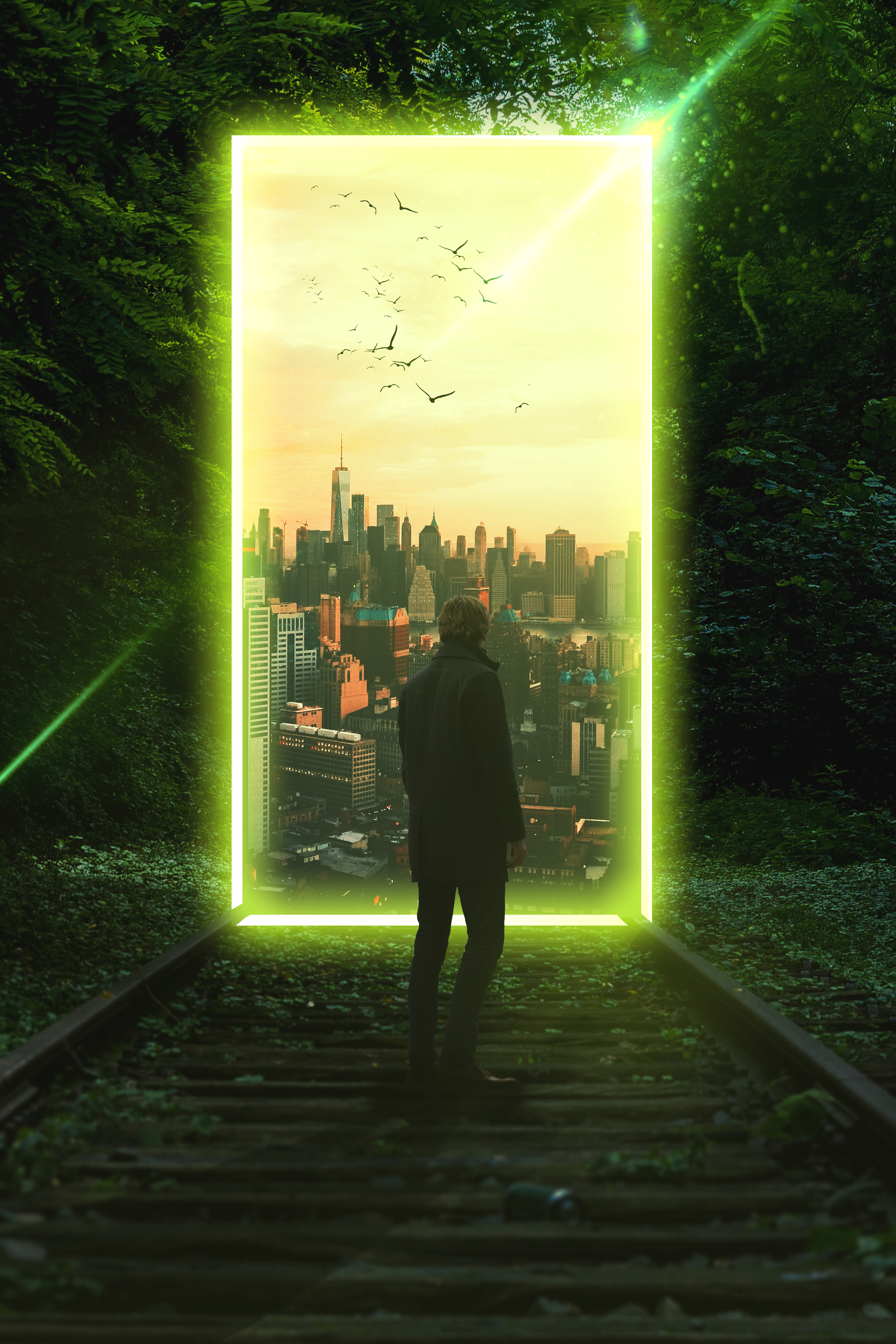 People Forest City Portal Imagination 4000x6000