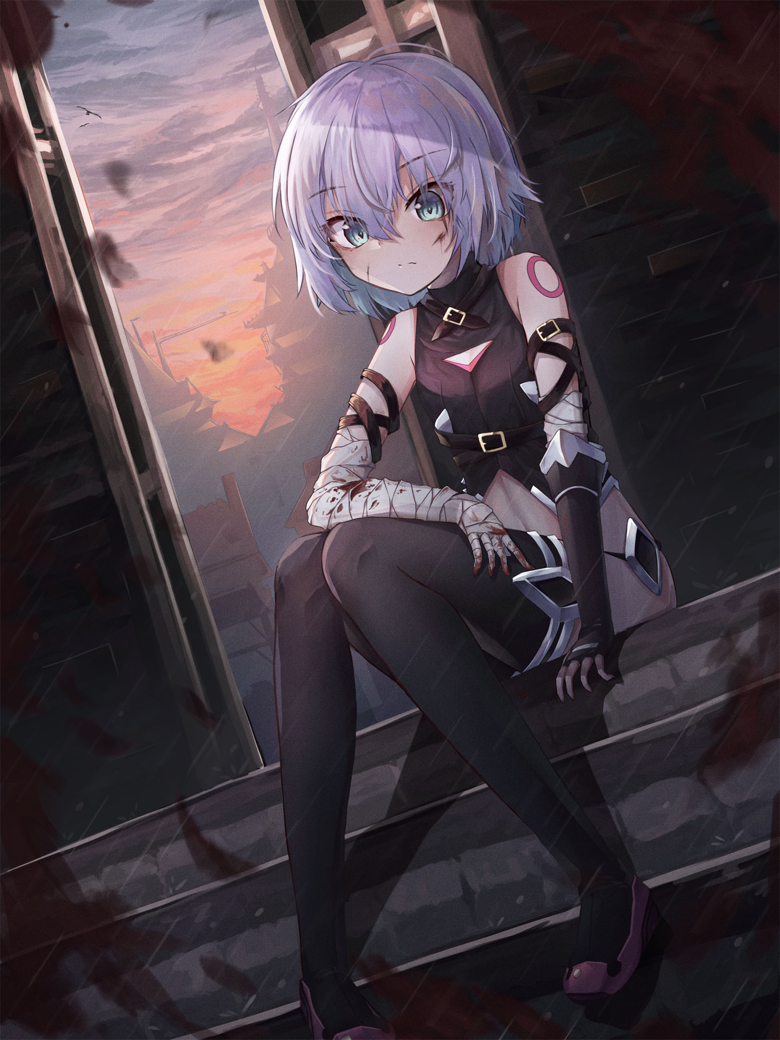 Fate Series Fate Apocrypha Anime Girls Jack The Ripper Fate Apocrypha Assassin Of Black Grey Hair 2D 1557x2075