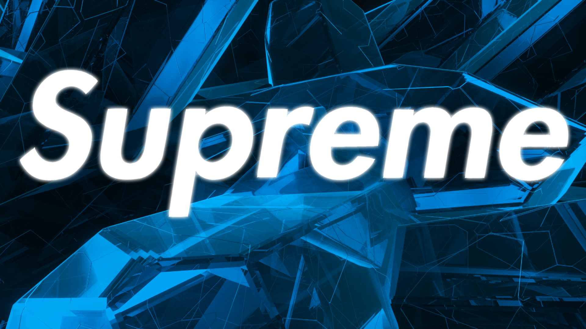 Supreme Crystal White Blue 1920x1080