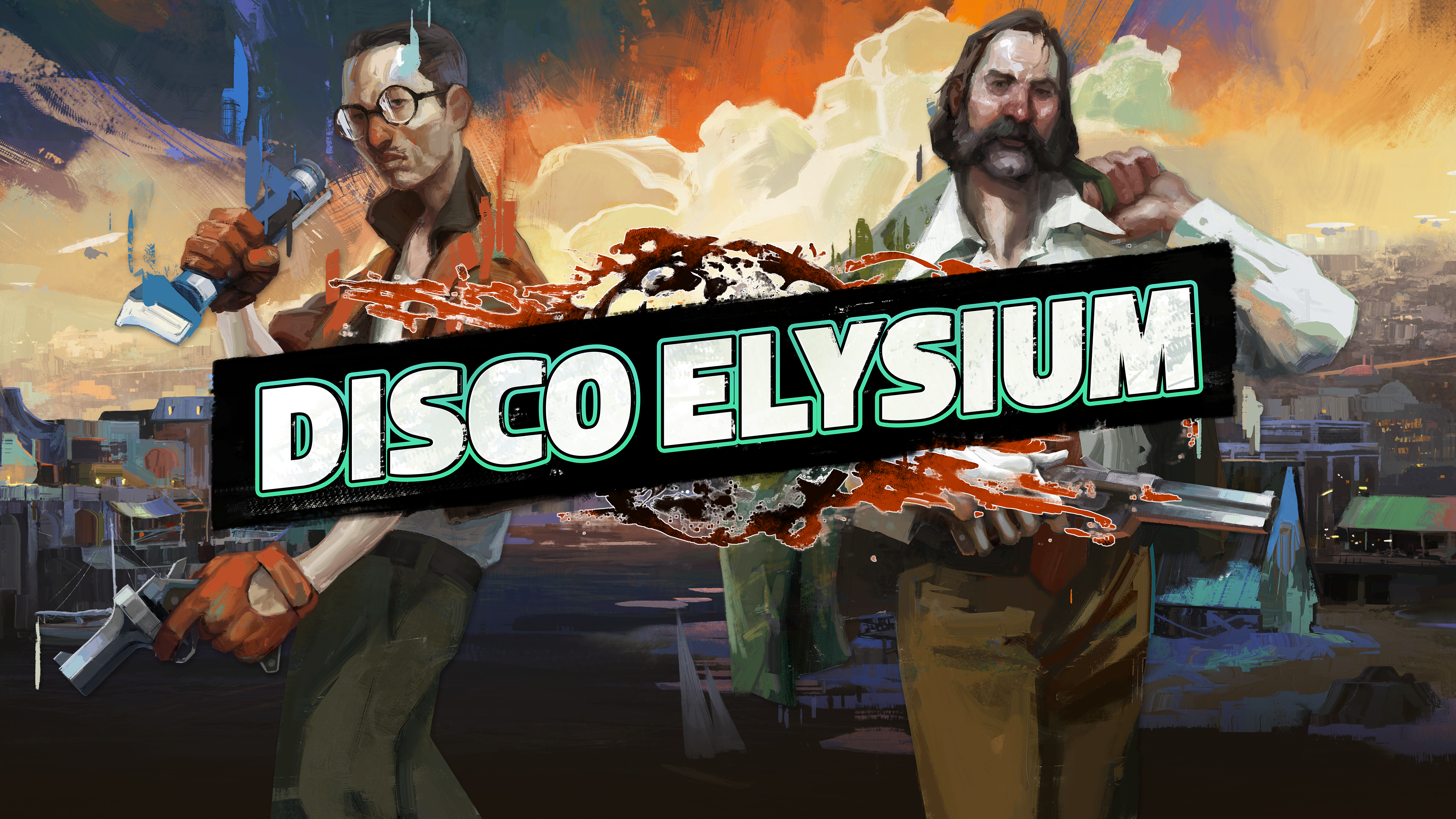 Disco Elysium Cover Art Game Logo Video Games 3840x2160