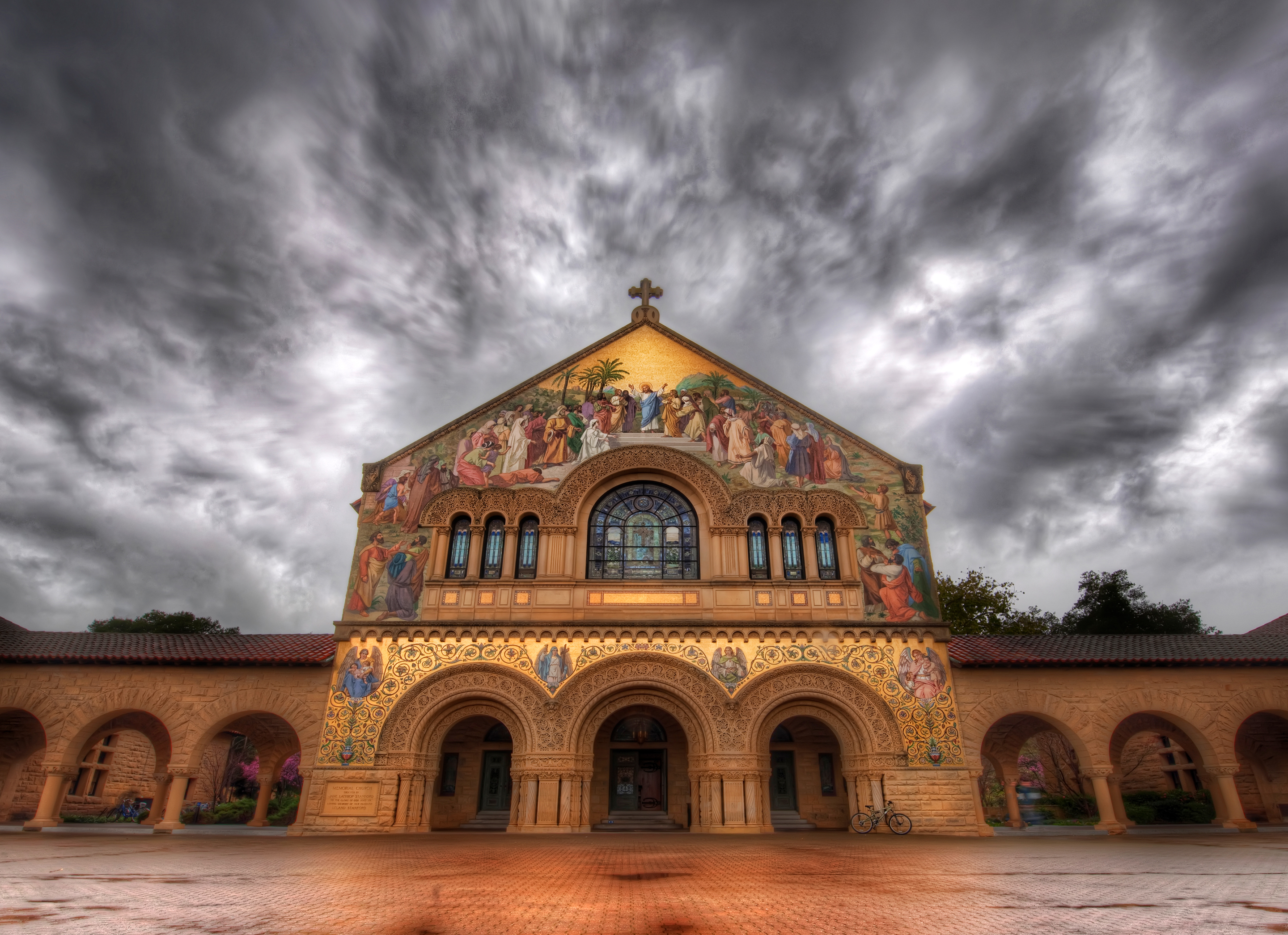 Religious Stanford Church Architecture Mural Arch 2880x2092