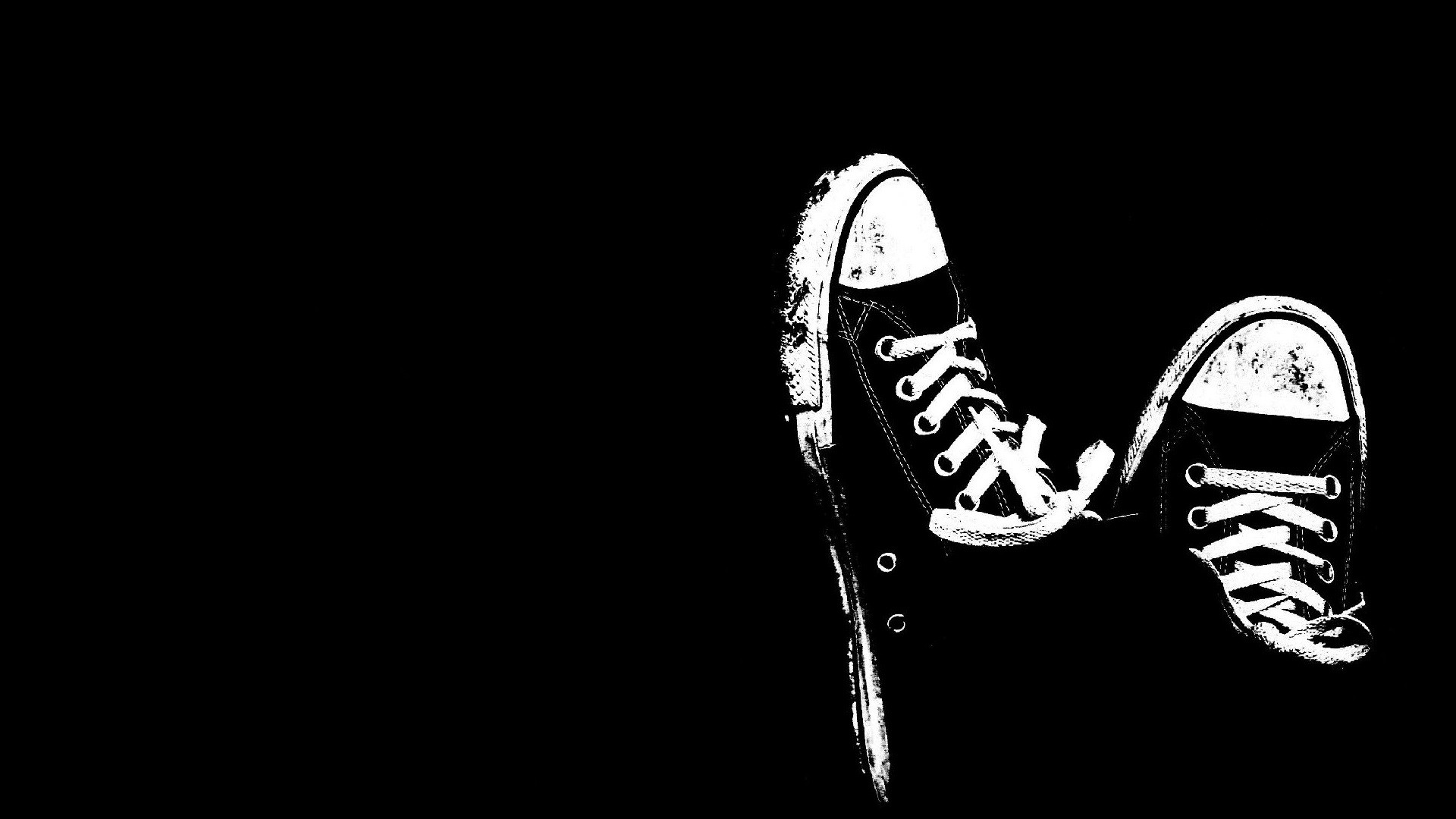 All Star Shoes Monochrome 1920x1080