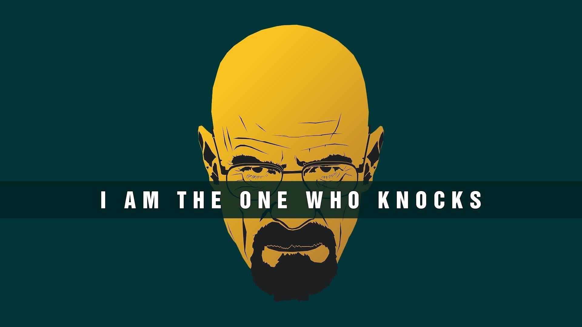 Breaking Bad Walter White Heisenberg Typography Quote 1920x1080