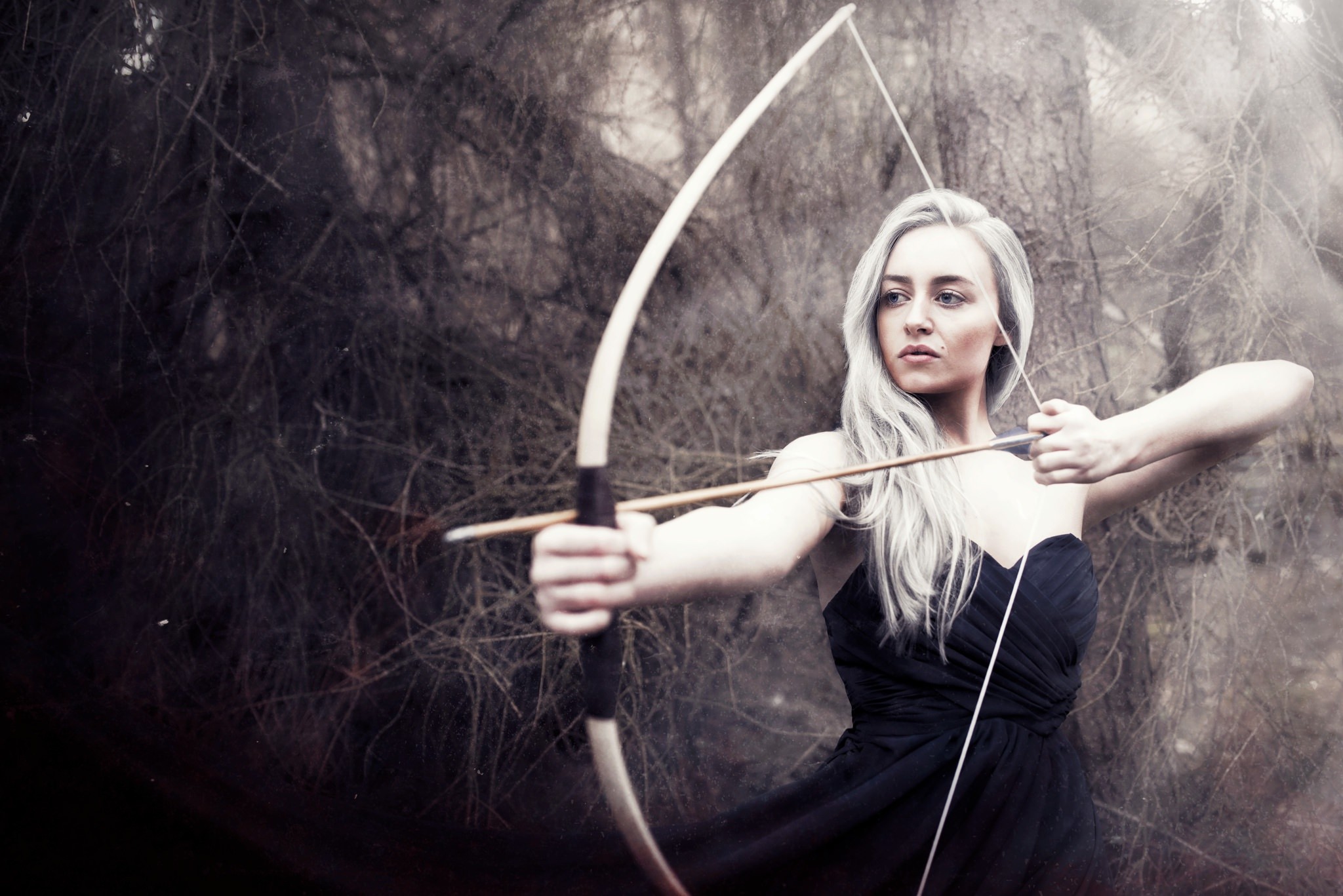 Fantasy Girl Archer Bow Women Outdoors Women Model Archery 2048x1367