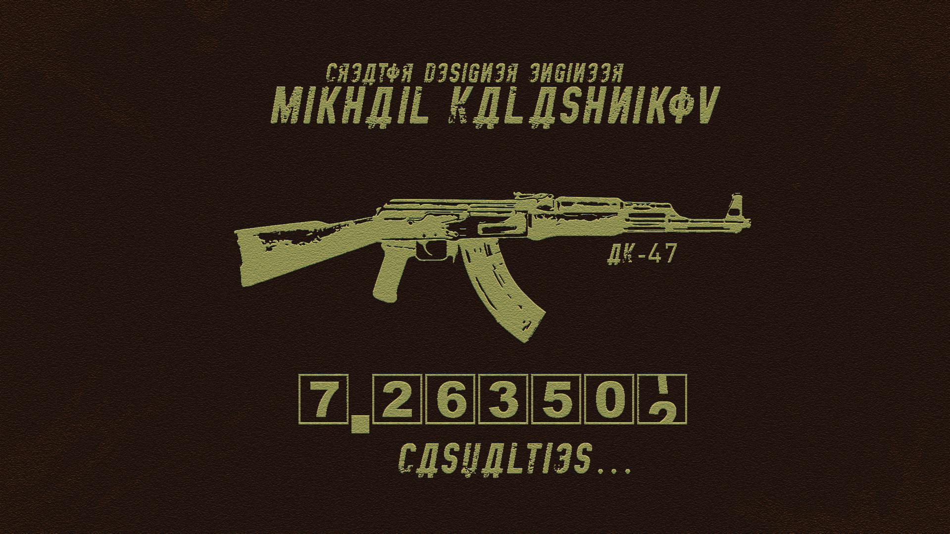 AK 47 Gun Weapon 1919x1079
