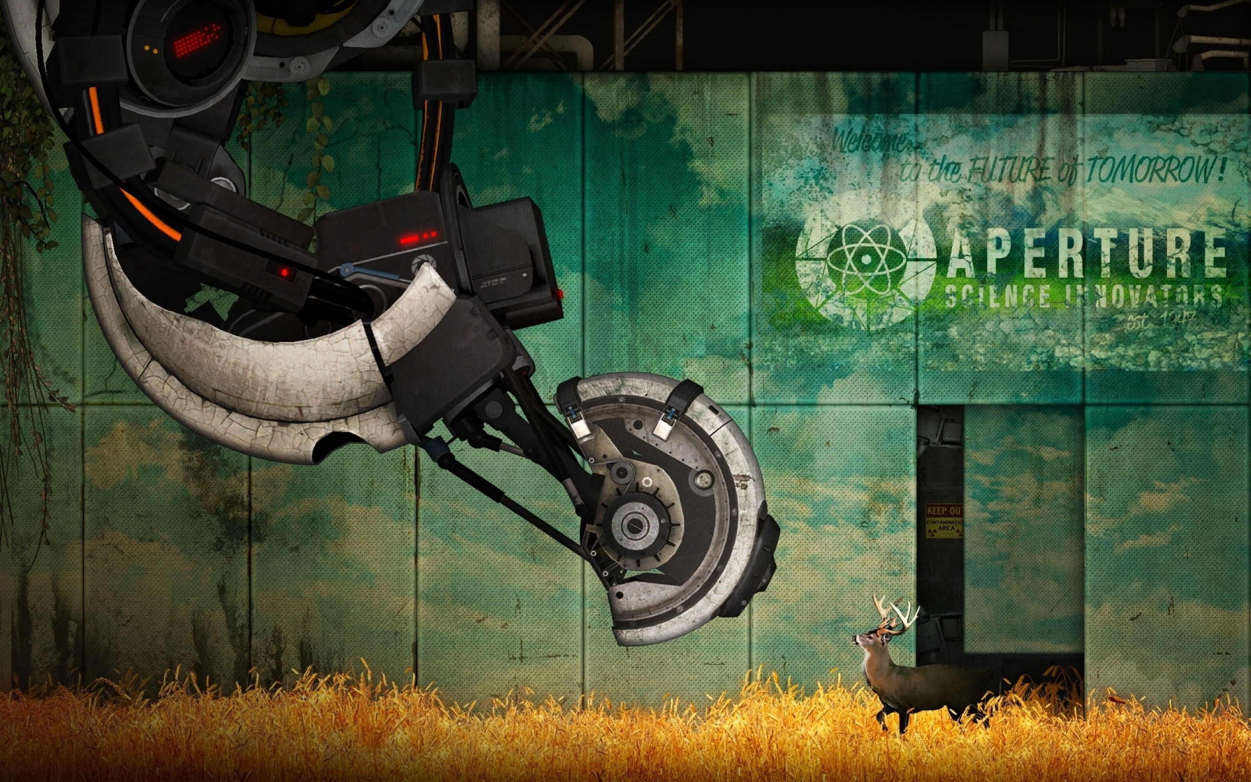 Portal 2 Portal Game GLaDOS Aperture Laboratories 2560x1600