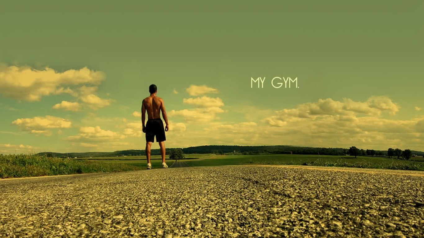 Gyms Route 66 Running Landscape Sport 1366x768