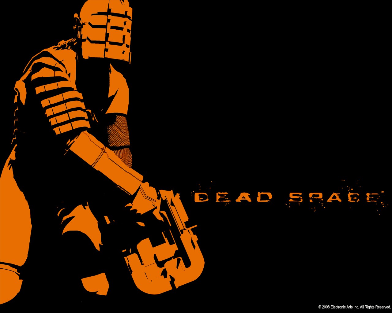 Video Games Dead Space 2008 Year Video Game Art Simple Background 1280x1024