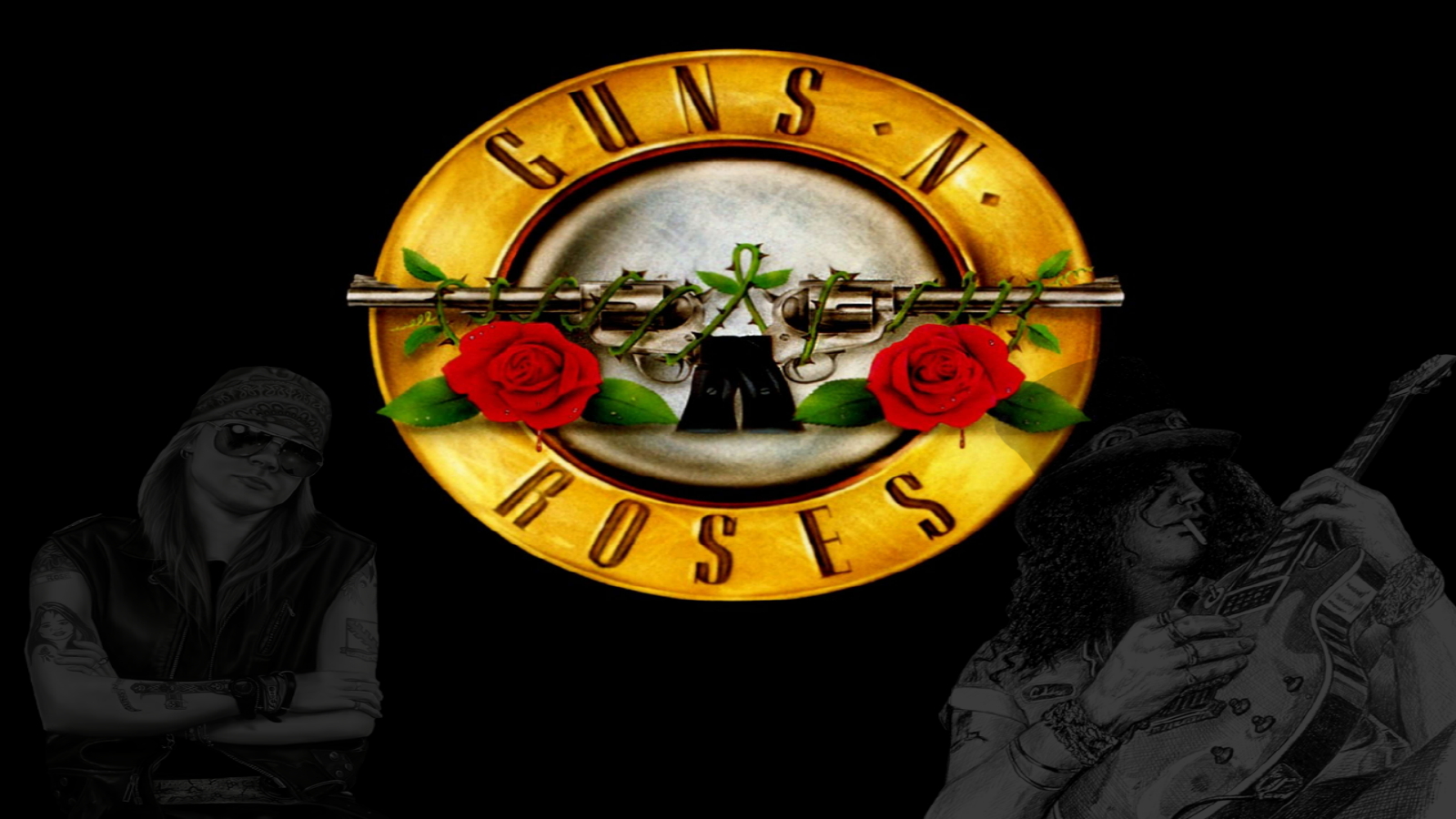 Slash Guns N Roses Rock Music 1600x900