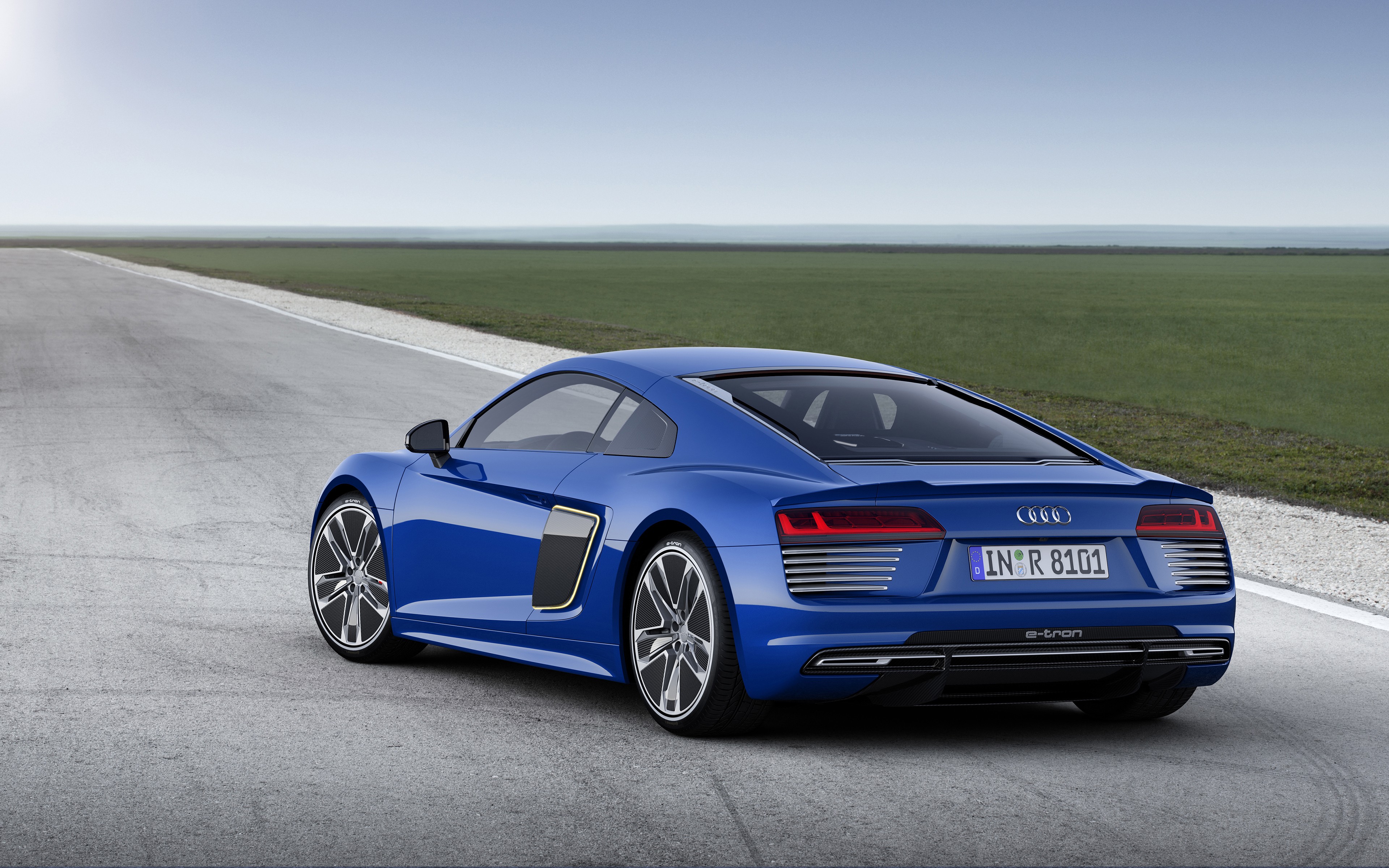 Audi R8 Car Vehicle Super Car Electric Car Blue Cars Audi R8 Type 4S Audi R8 E Tron 3840x2400