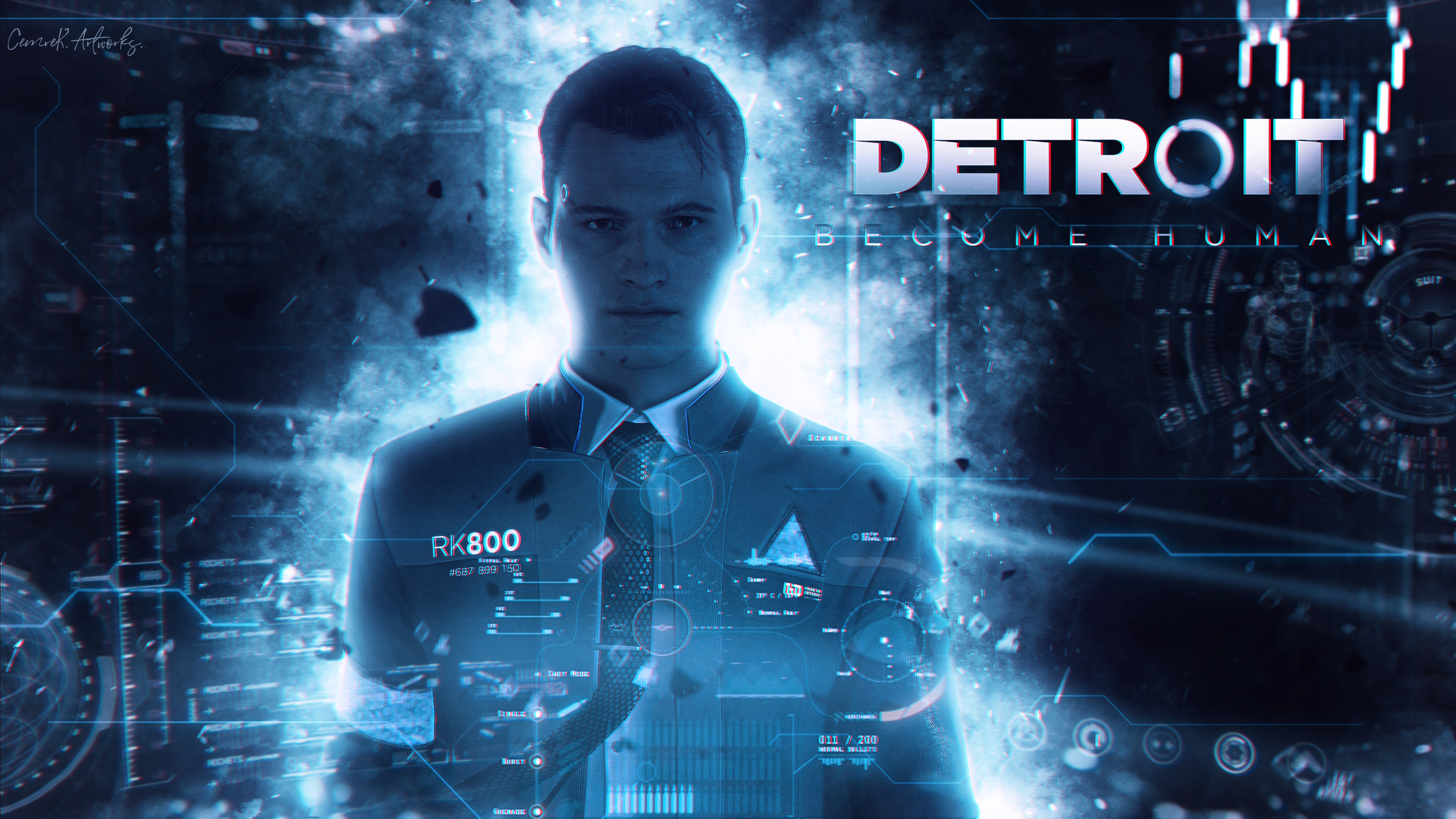 Detroit Become Human Detroit Become Human Game Art Connor Detroit Become Human Quantic Dream 3840x2160