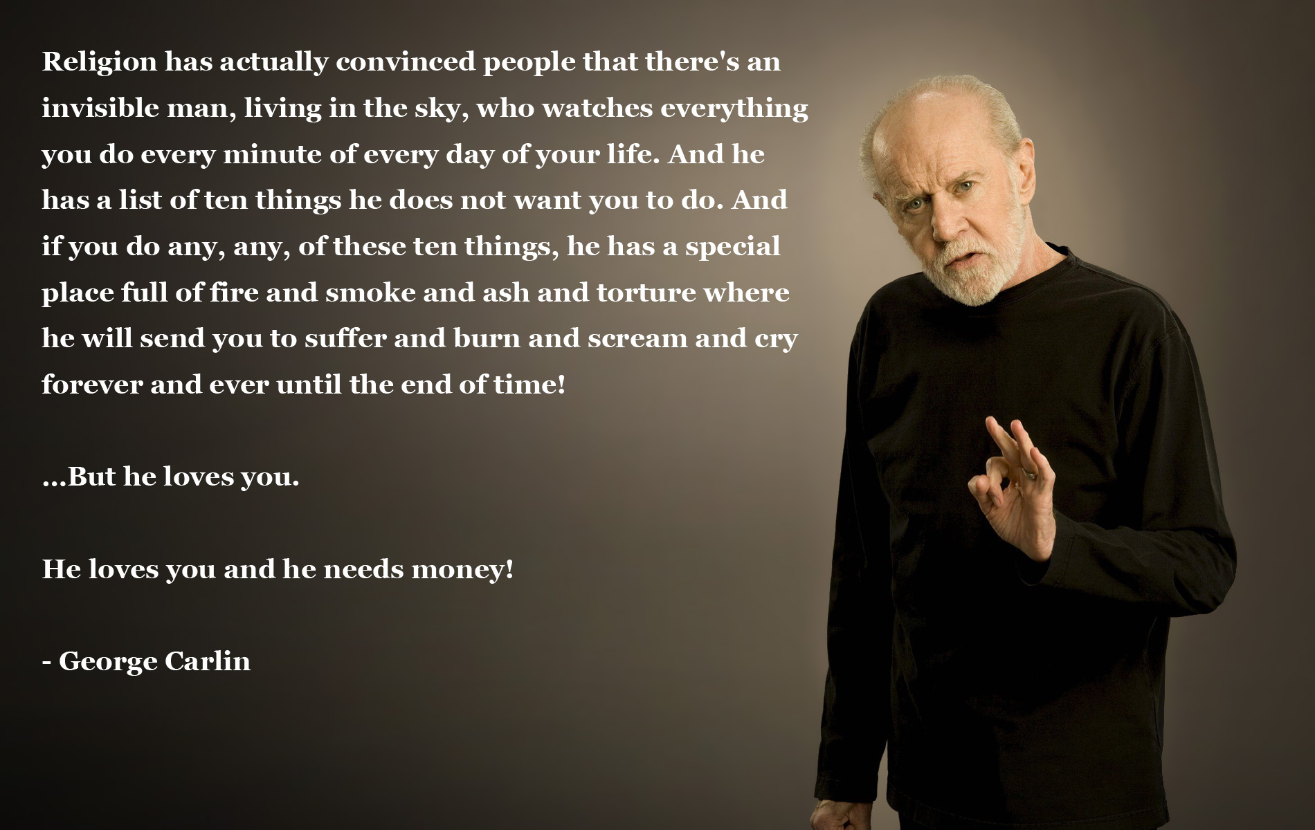 George Carlin Quote 1900x1200