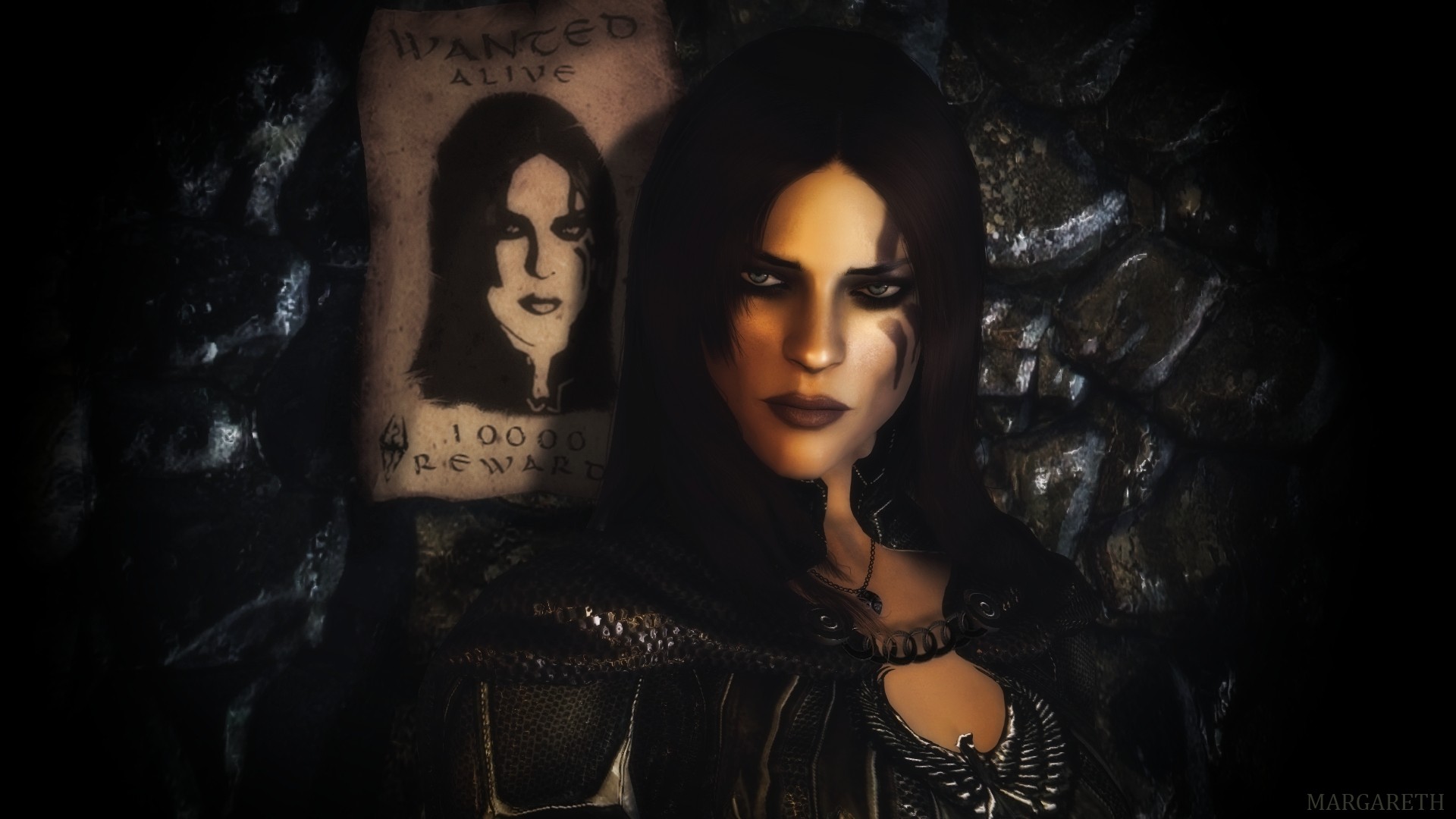 The Elder Scrolls V Skyrim Women Thief Wanted Posters 1920x1080