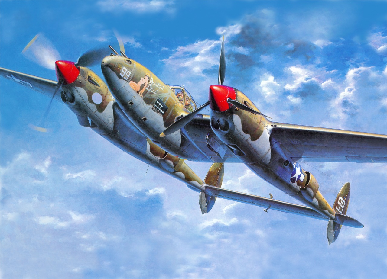 Military Lockheed P 38 Lightning 1280x924