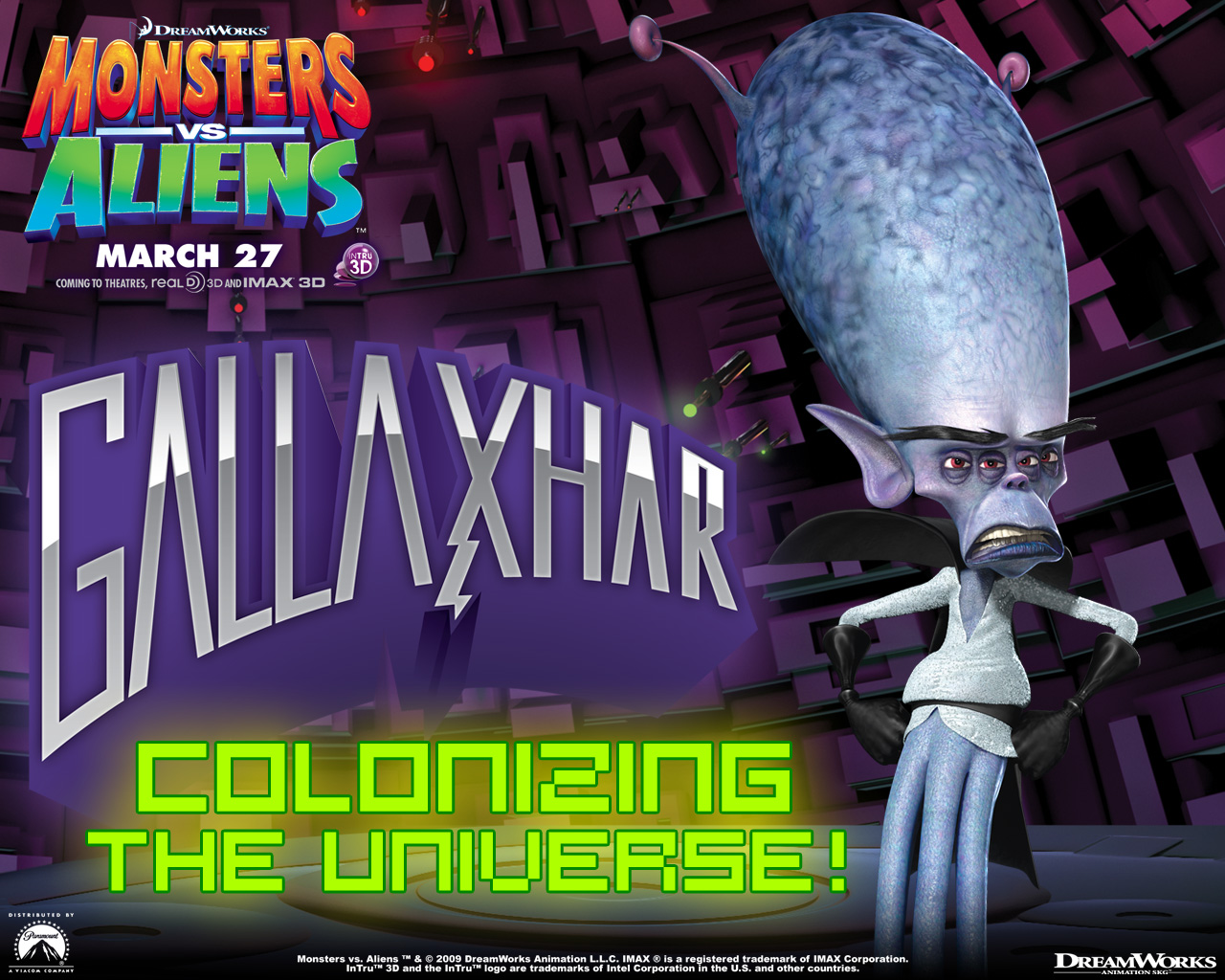 Monsters Vs Aliens 1280x1024