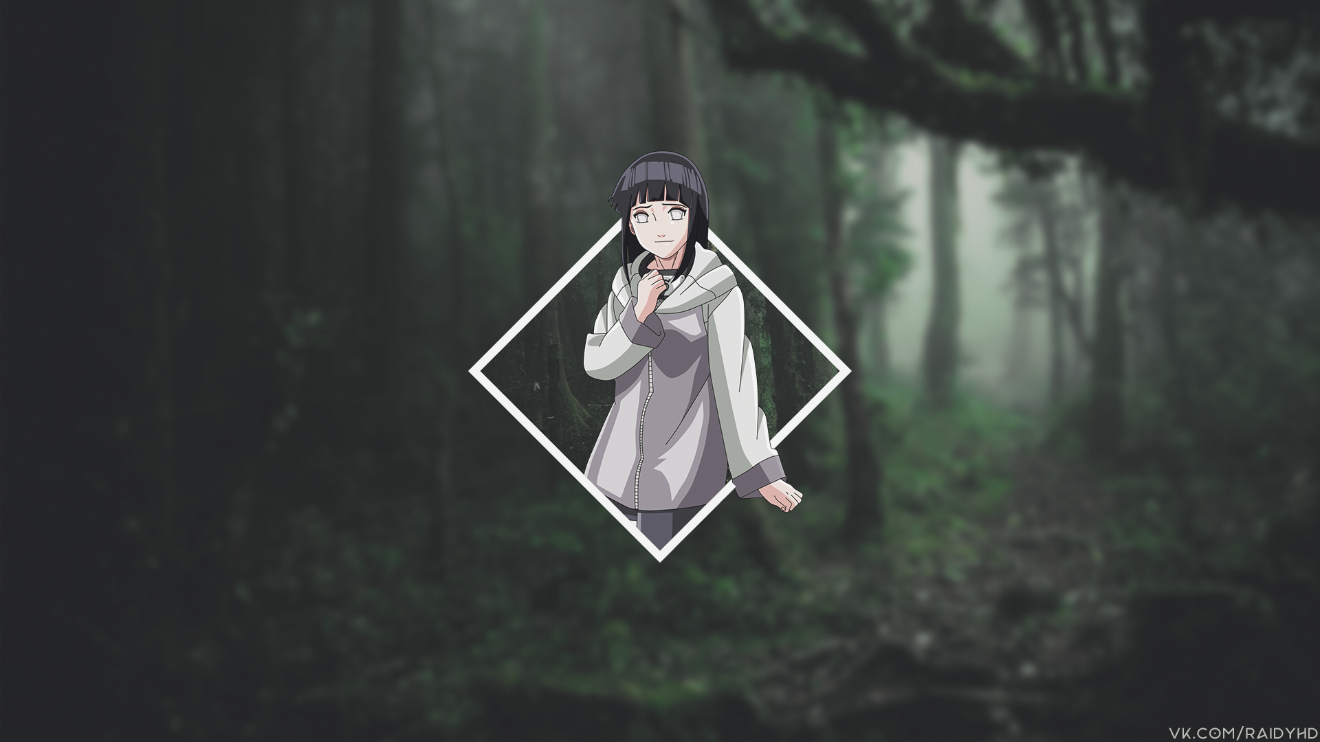 Anime Anime Girls Picture In Picture Hyuuga Hinata Road To Ninja Naruto The Movie 1920x1080