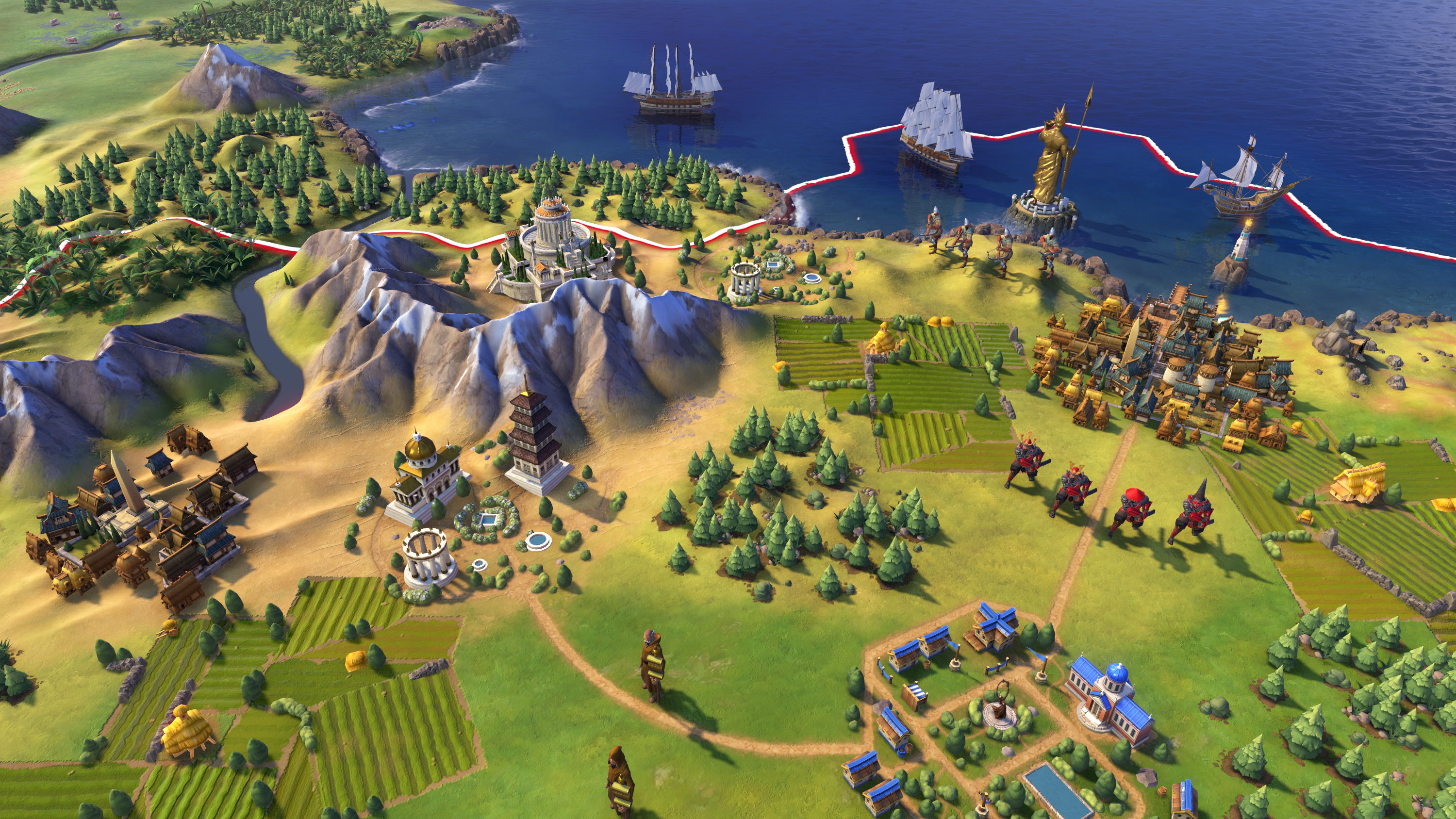 Video Game Civilization Vi 3000x1688